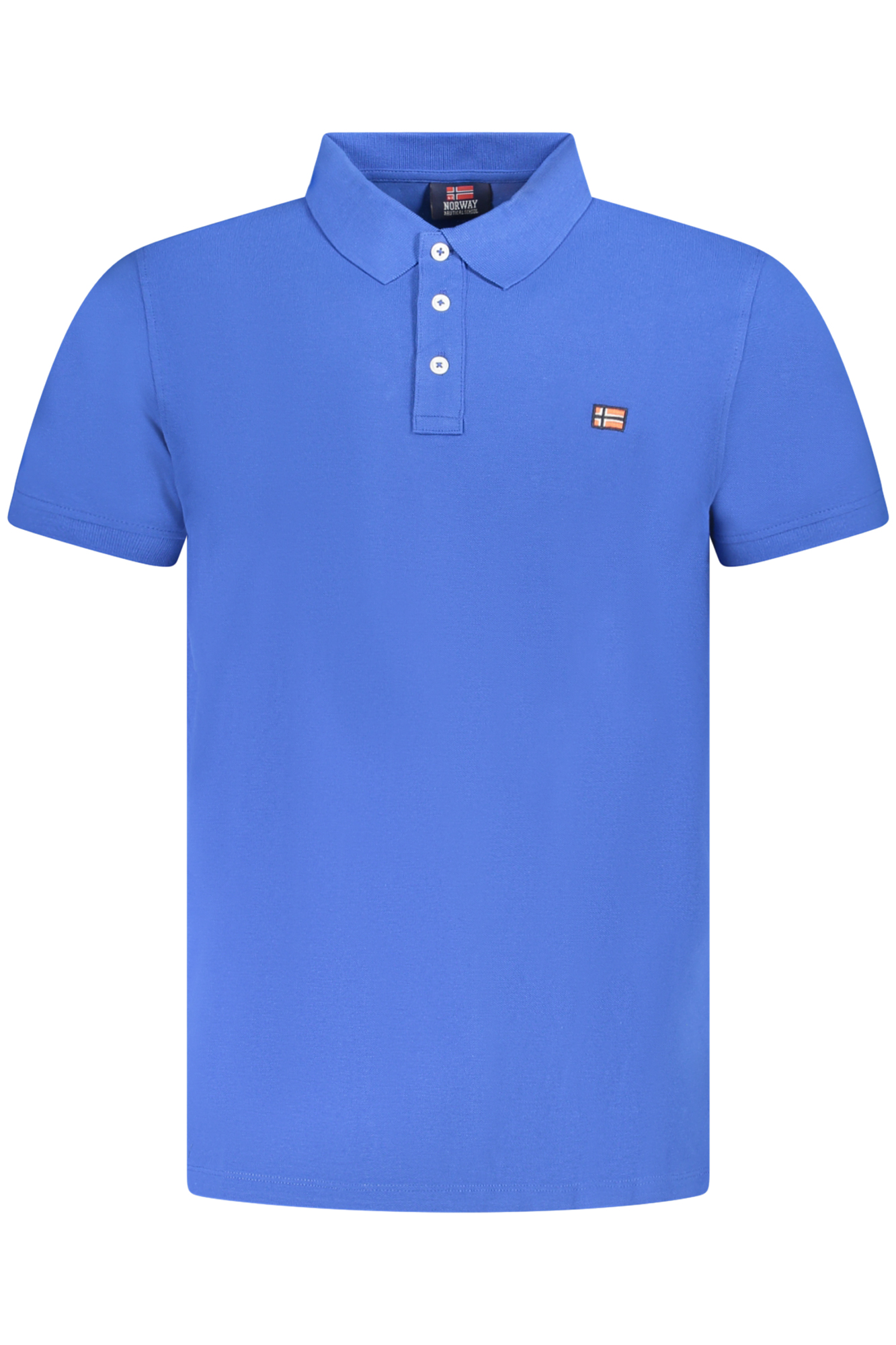 NORWAY 1963 POLO MANICHE CORTE UOMO BLU