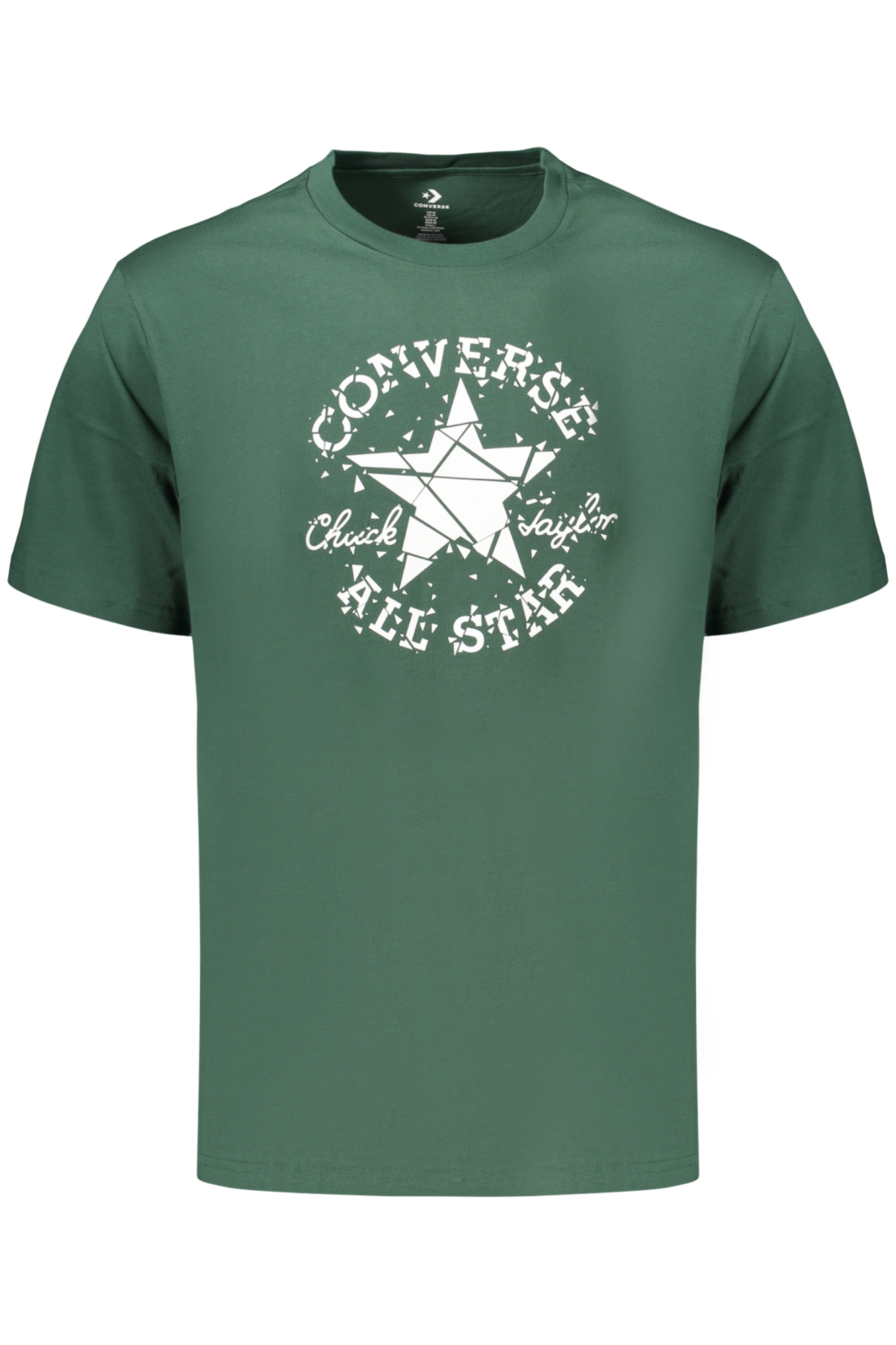 CONVERSE T-SHIRT MANICHE CORTE UOMO VERDE