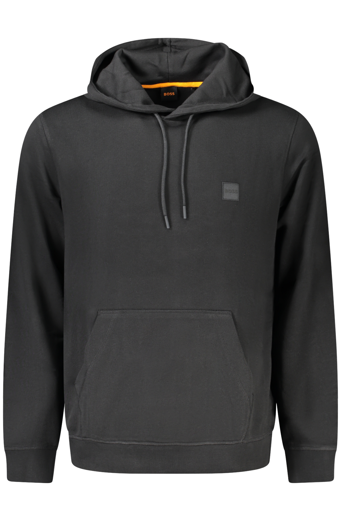 BOSS FELPA SENZA ZIP UOMO NERO