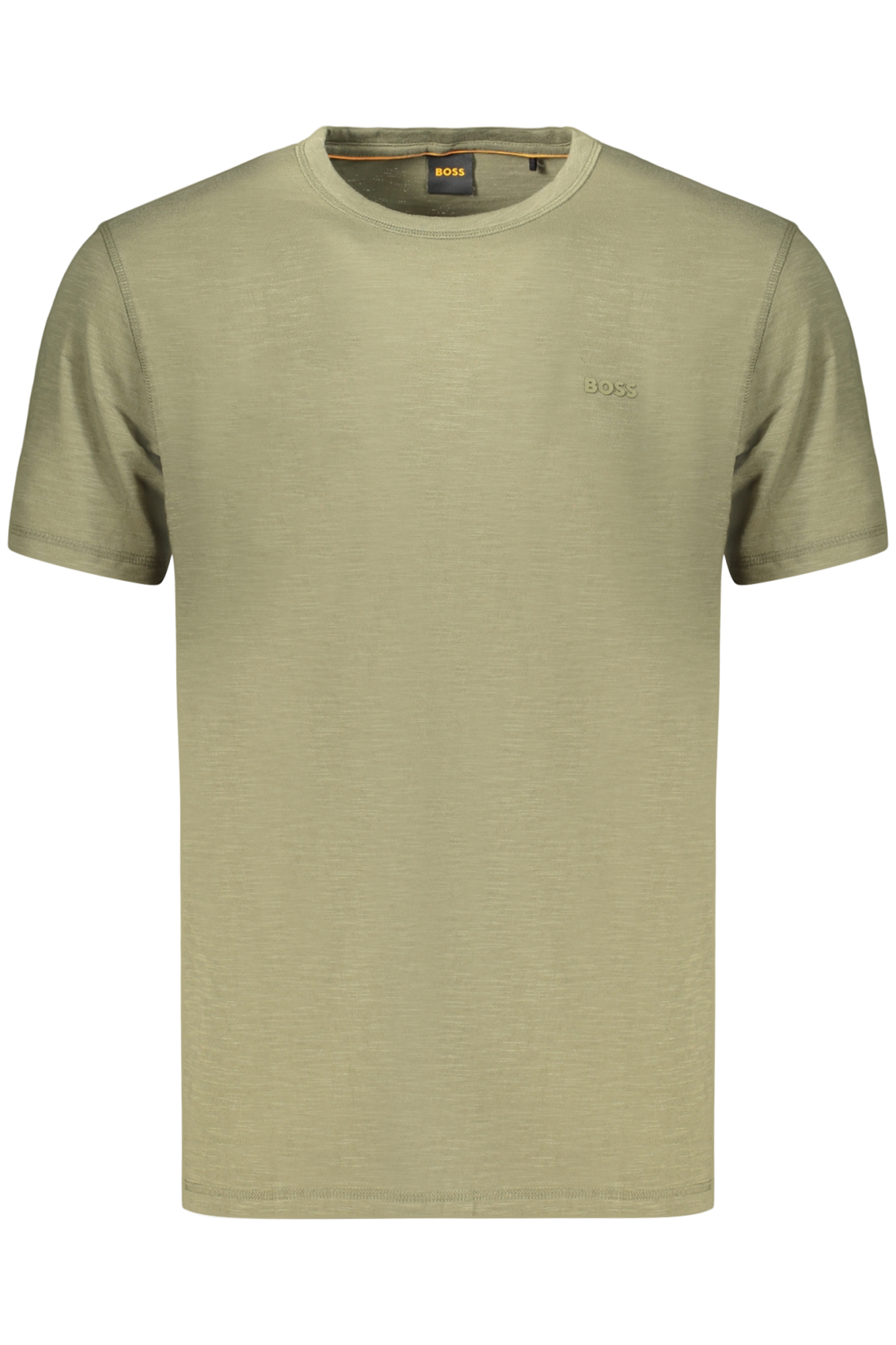 BOSS T-SHIRT MANICHE CORTE UOMO VERDE