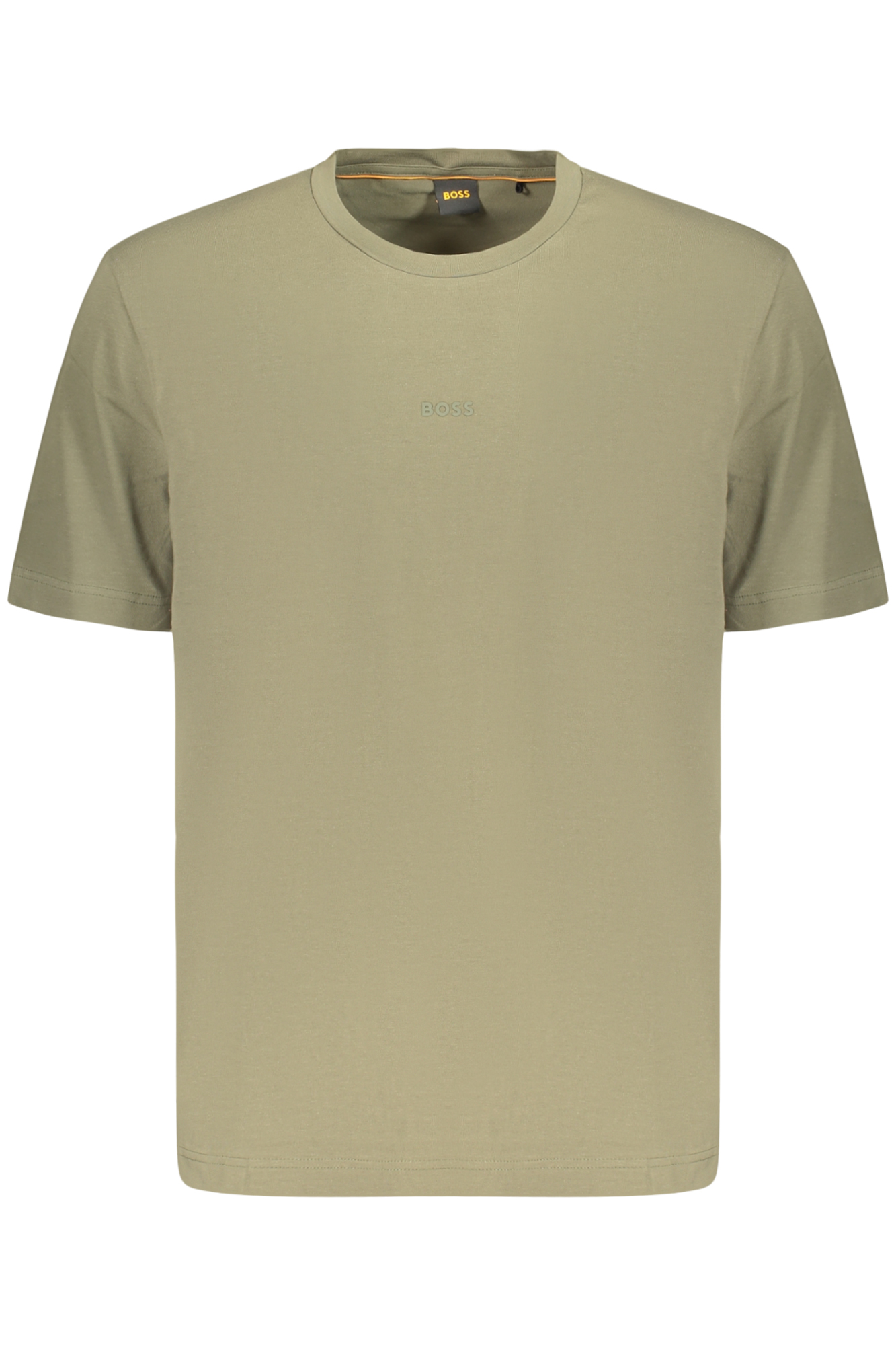 BOSS T-SHIRT MANICHE CORTE UOMO VERDE
