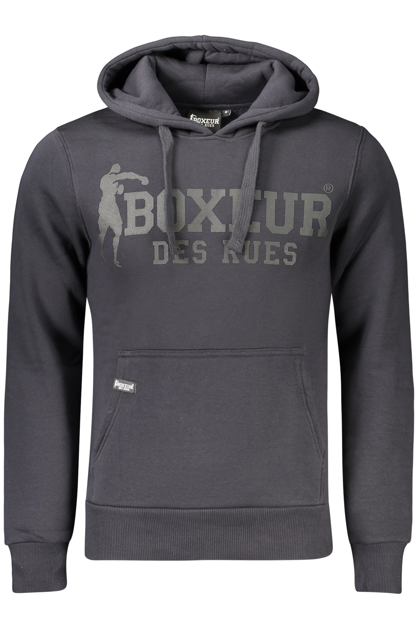 BOXEUR DES RUES FELPA SENZA ZIP UOMO GRIGIO