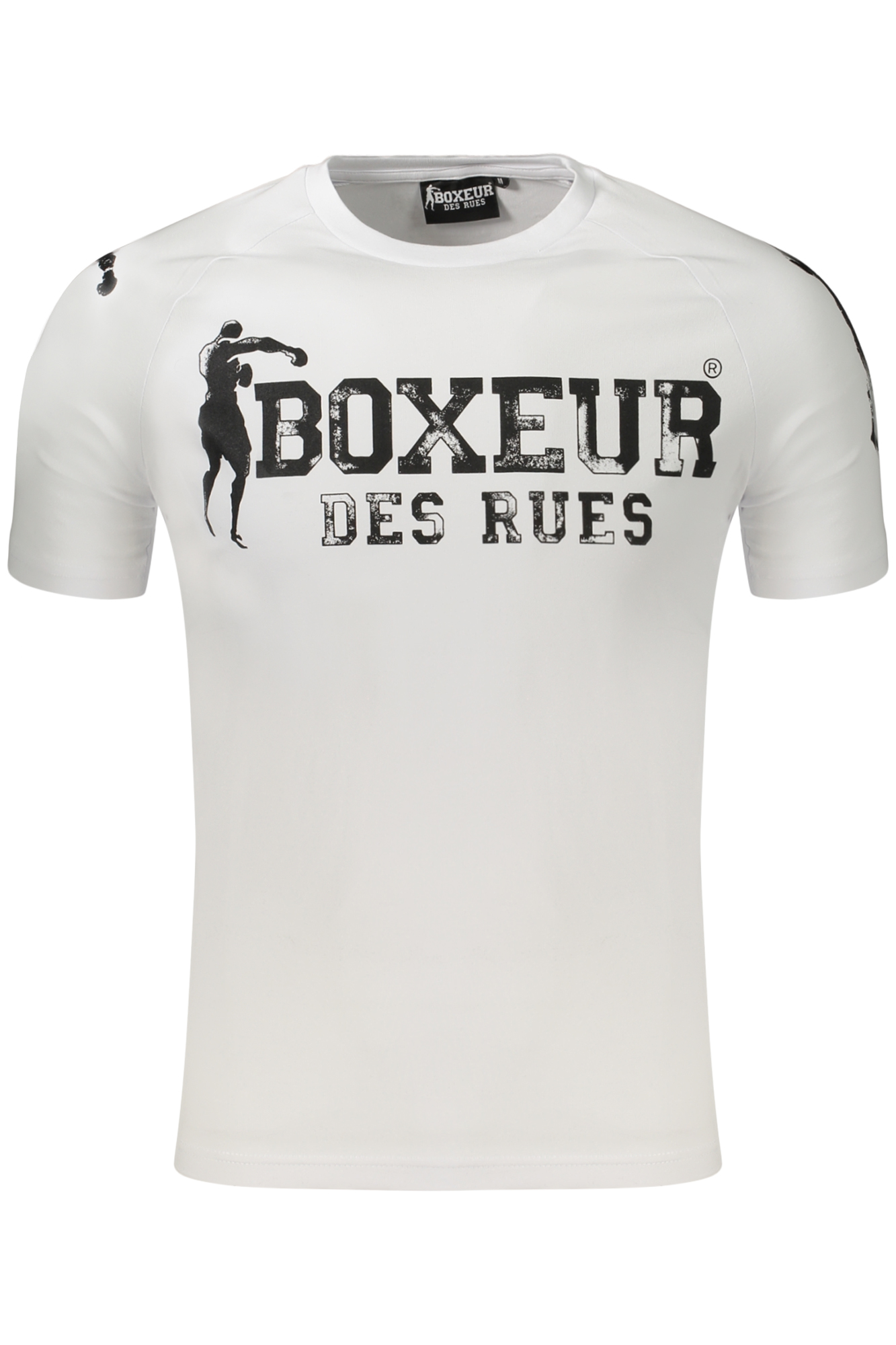BOXEUR DES RUES T-SHIRT MANICHE CORTE UOMO BIANCO