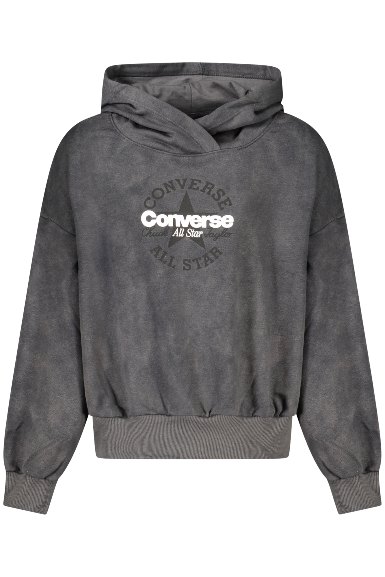 CONVERSE FELPA SENZA ZIP BAMBINA NERO