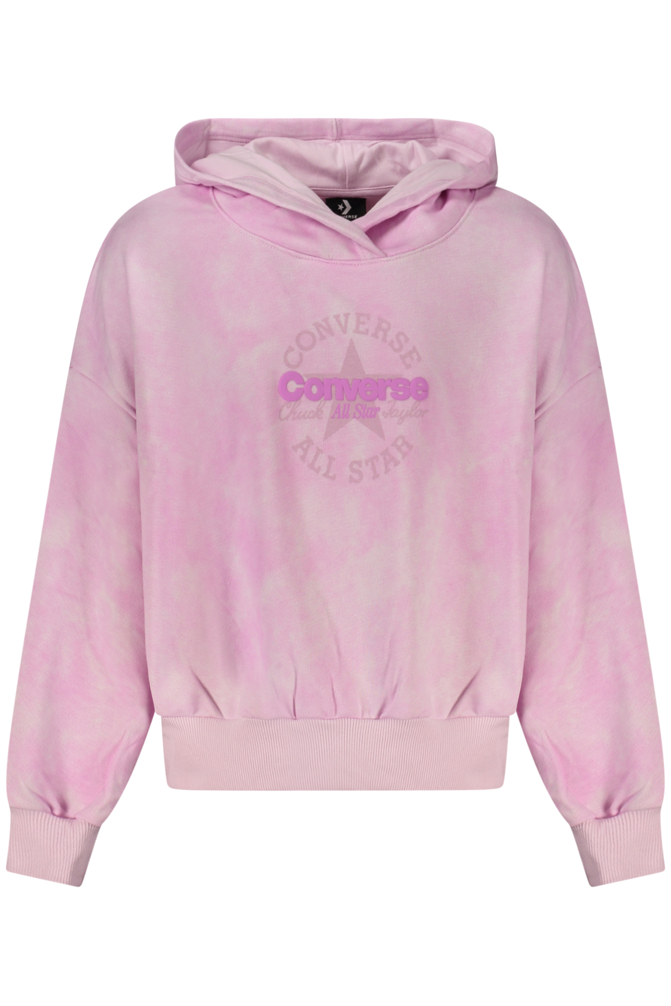 CONVERSE FELPA SENZA ZIP BAMBINA ROSA