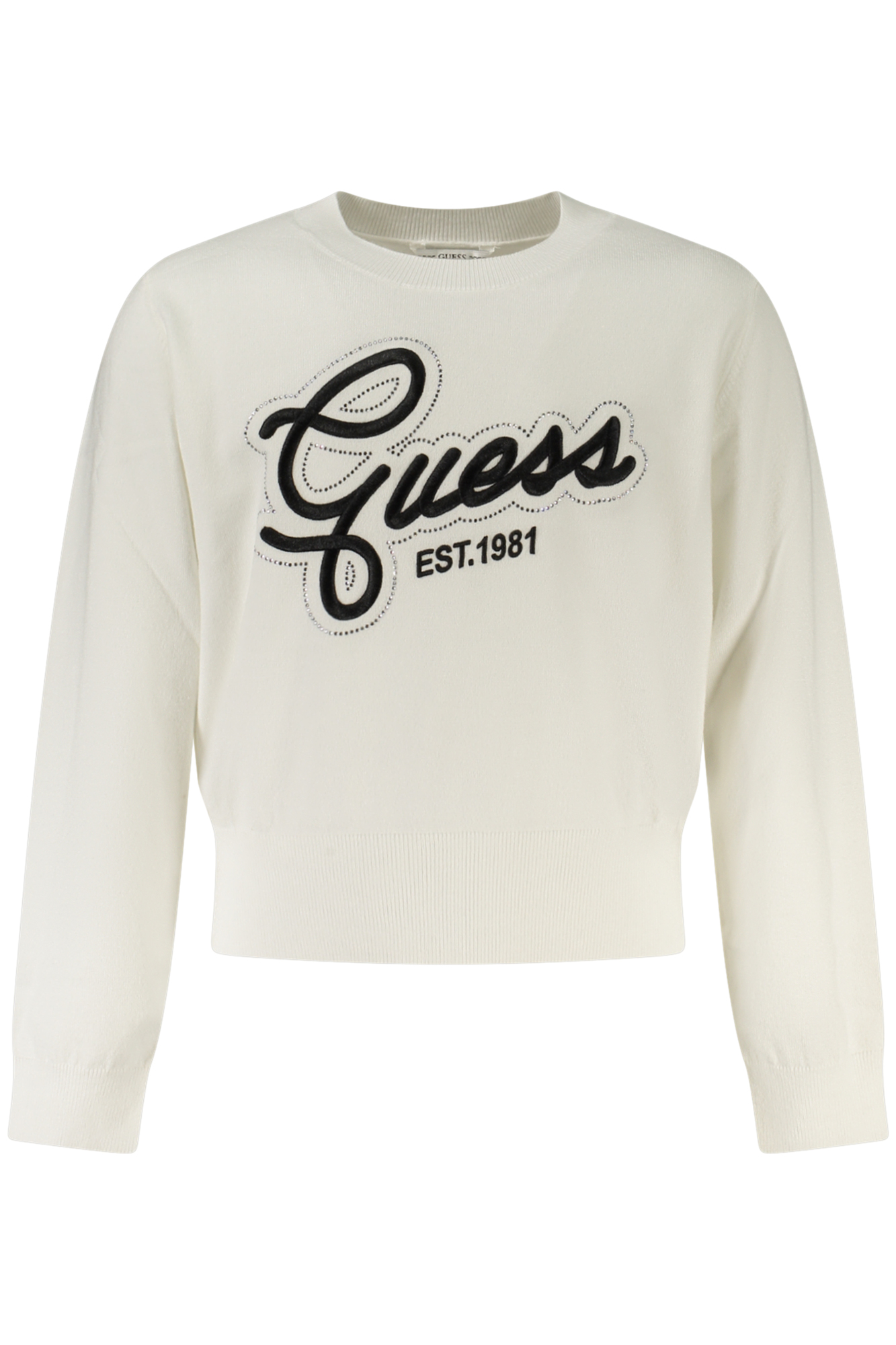 GUESS JEANS MAGLIA BAMBINA BIANCO