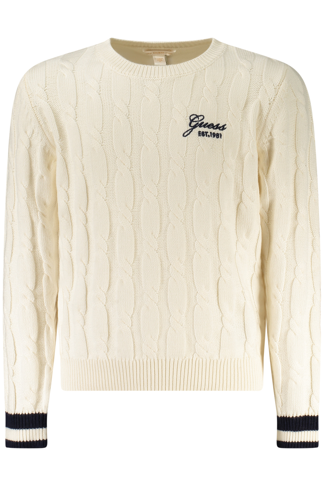 GUESS JEANS MAGLIONE BAMBINA BIANCO