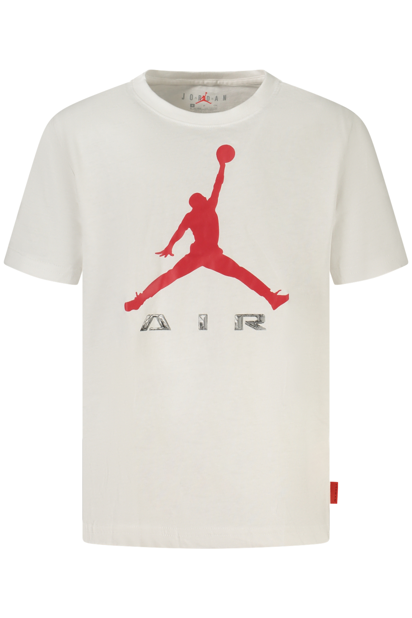 JORDAN T-SHIRT MANICHE CORTE BAMBINO BIANCO