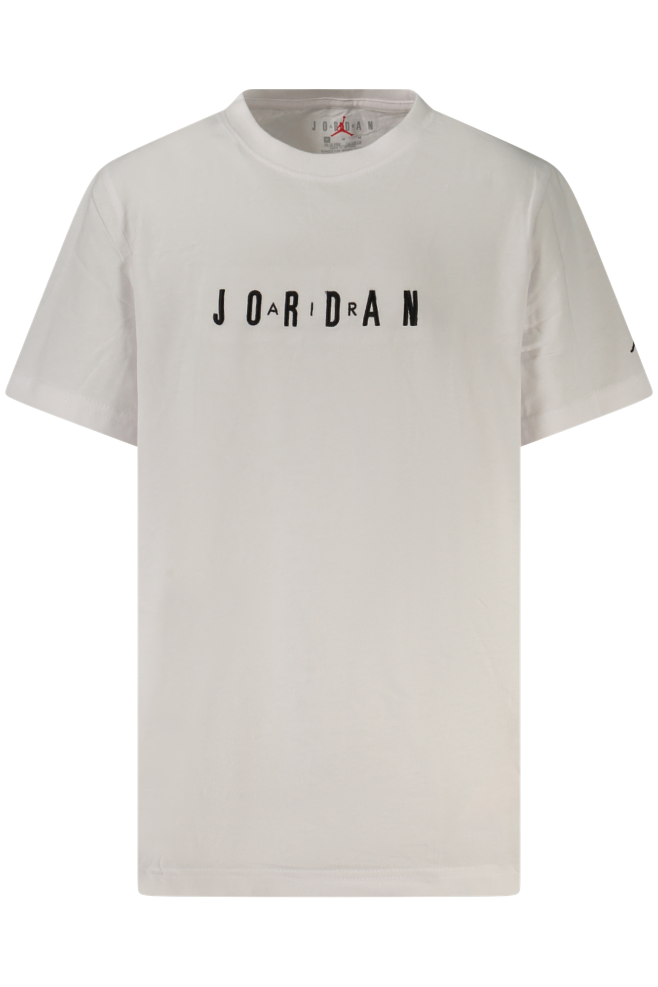 JORDAN T-SHIRT MANICHE CORTE BAMBINO BIANCO