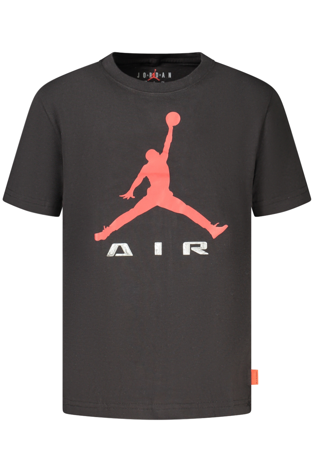 JORDAN T-SHIRT MANICHE CORTE BAMBINO NERO