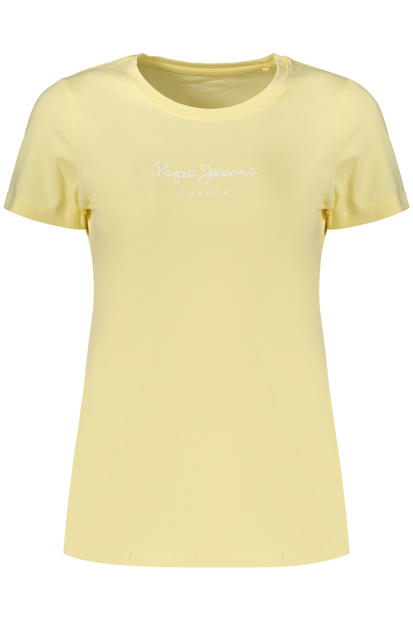 PEPE JEANS T-SHIRT MANICHE CORTE DONNA GIALLO