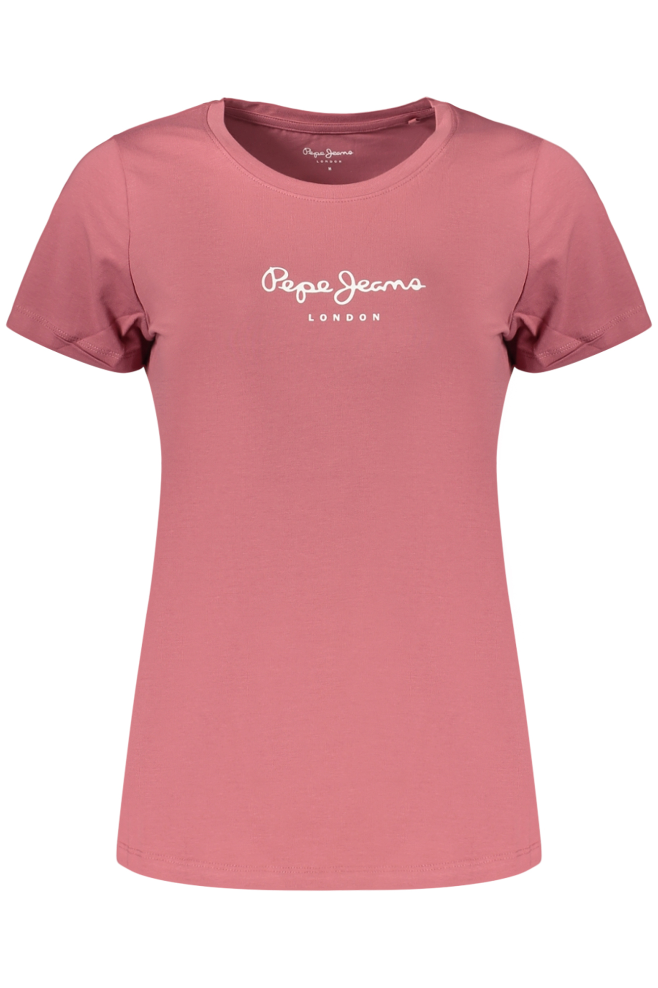 PEPE JEANS T-SHIRT MANICHE CORTE DONNA ROSA