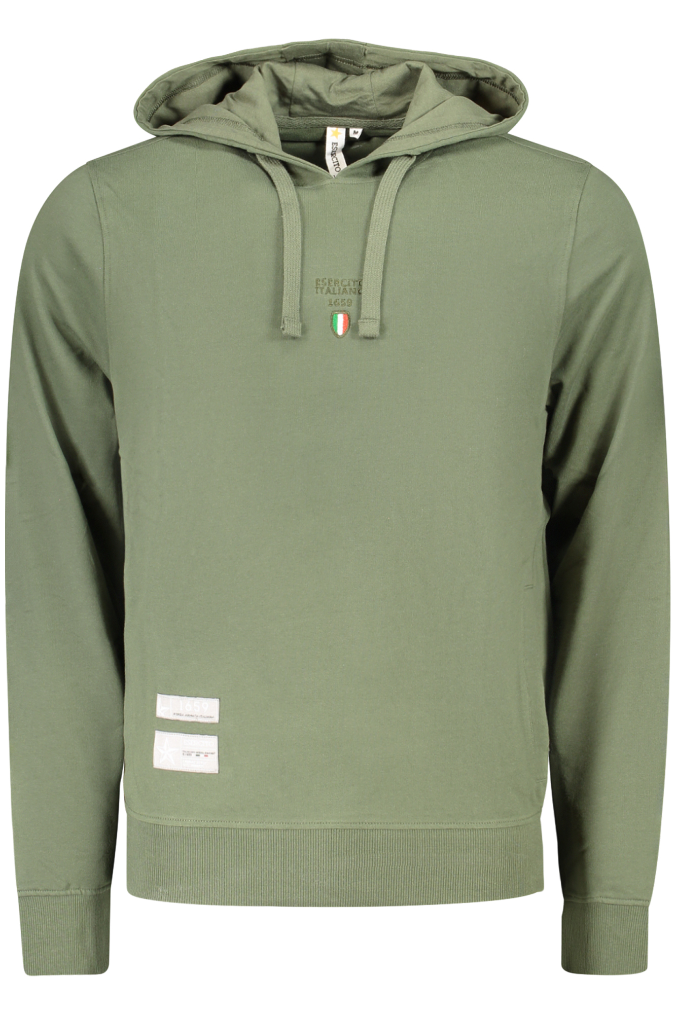 ACCADEMIA MILITARE FELPA SENZA ZIP UOMO VERDE