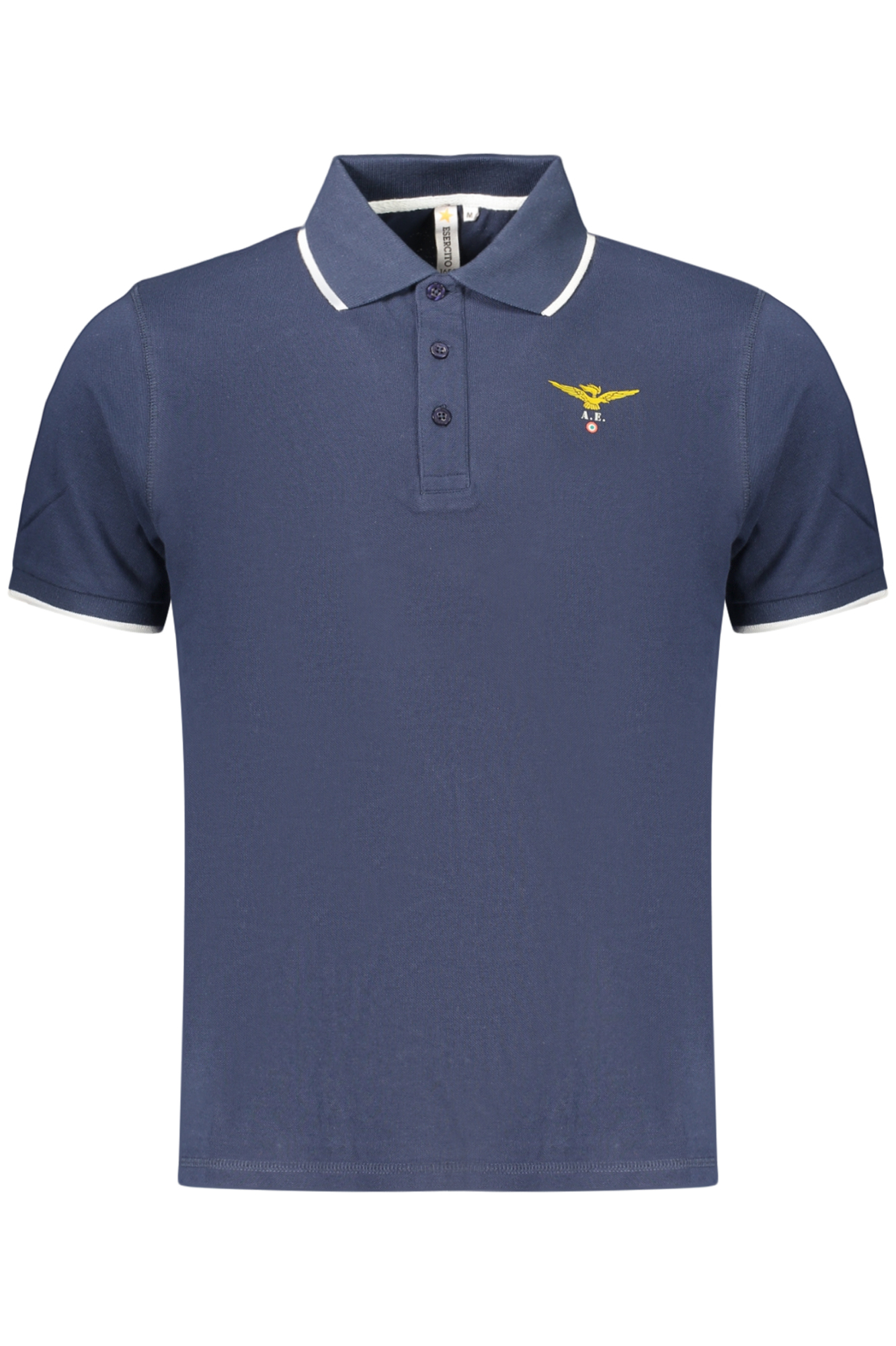 ACCADEMIA MILITARE POLO MANICHE CORTE UOMO BLU