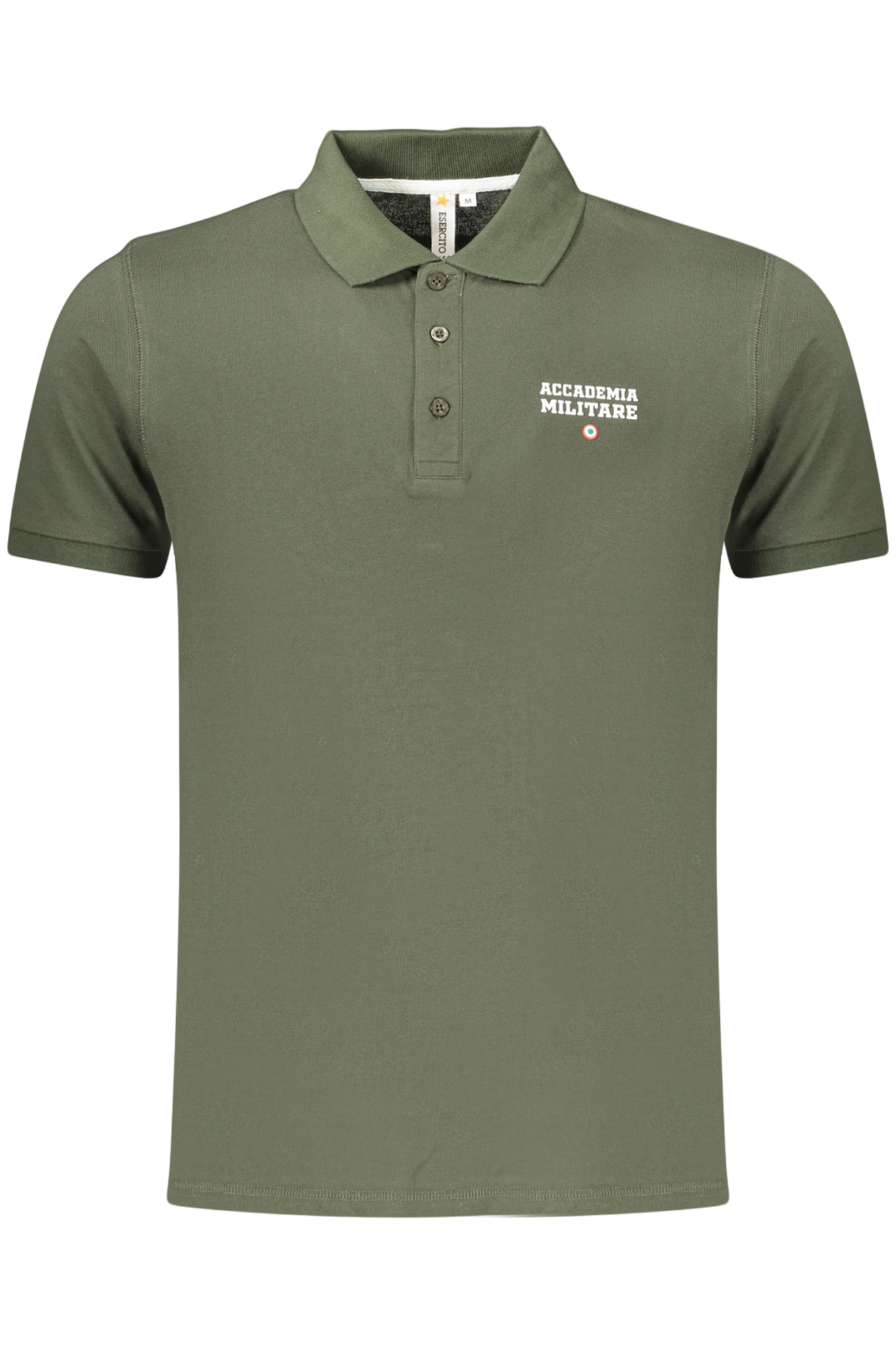 ACCADEMIA MILITARE POLO MANICHE CORTE UOMO VERDE