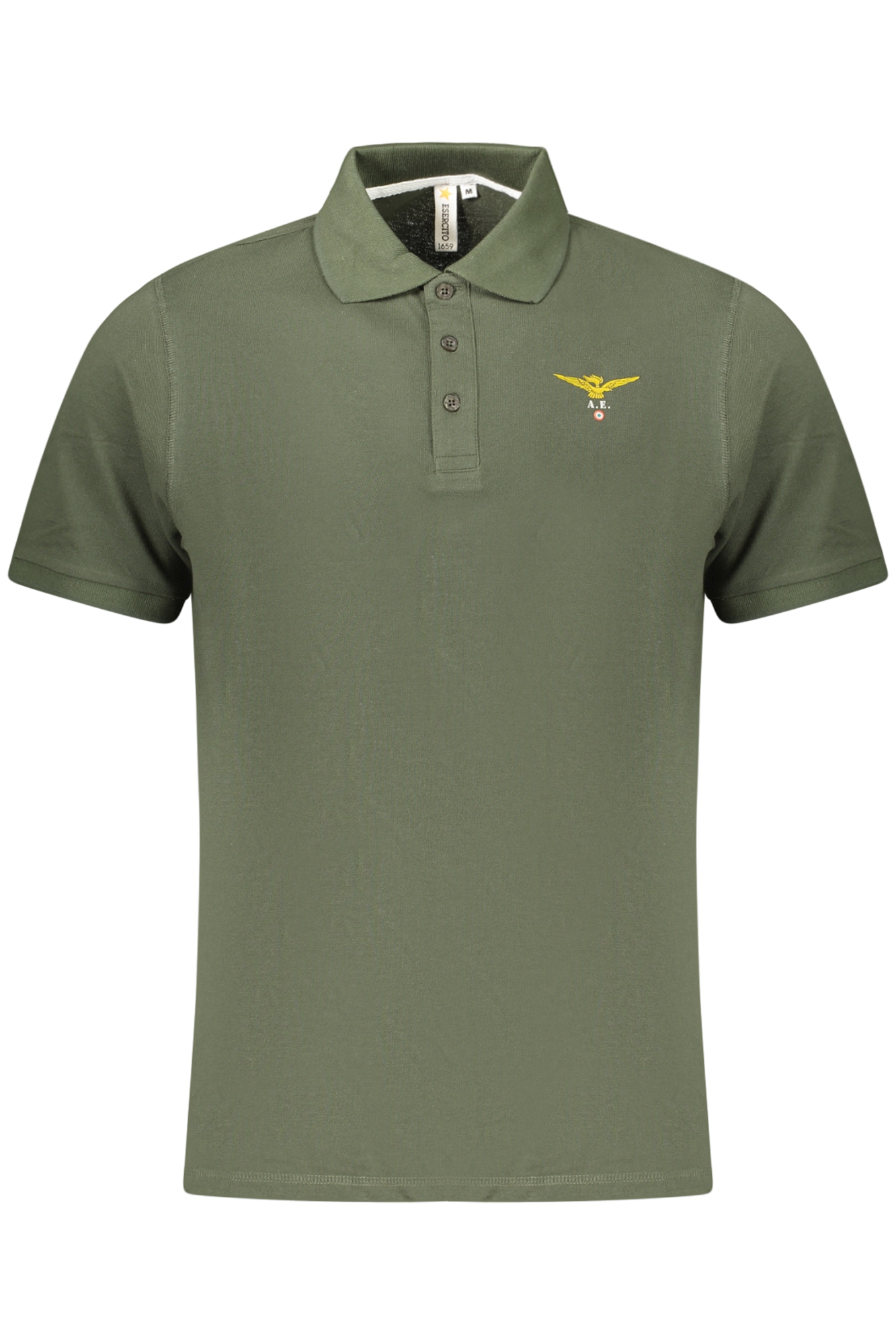 ACCADEMIA MILITARE POLO MANICHE CORTE UOMO VERDE