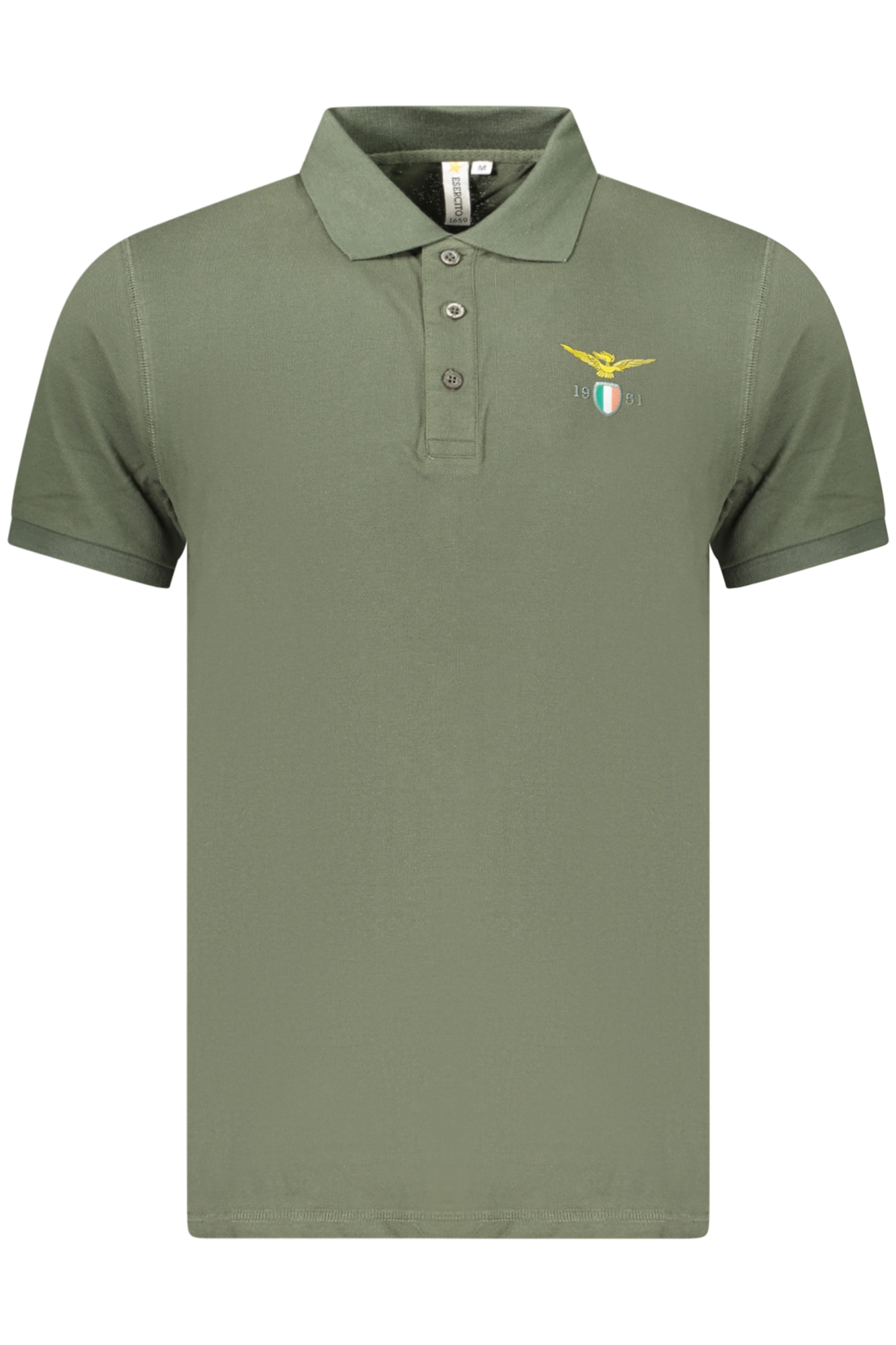 ACCADEMIA MILITARE POLO MANICHE CORTE UOMO VERDE