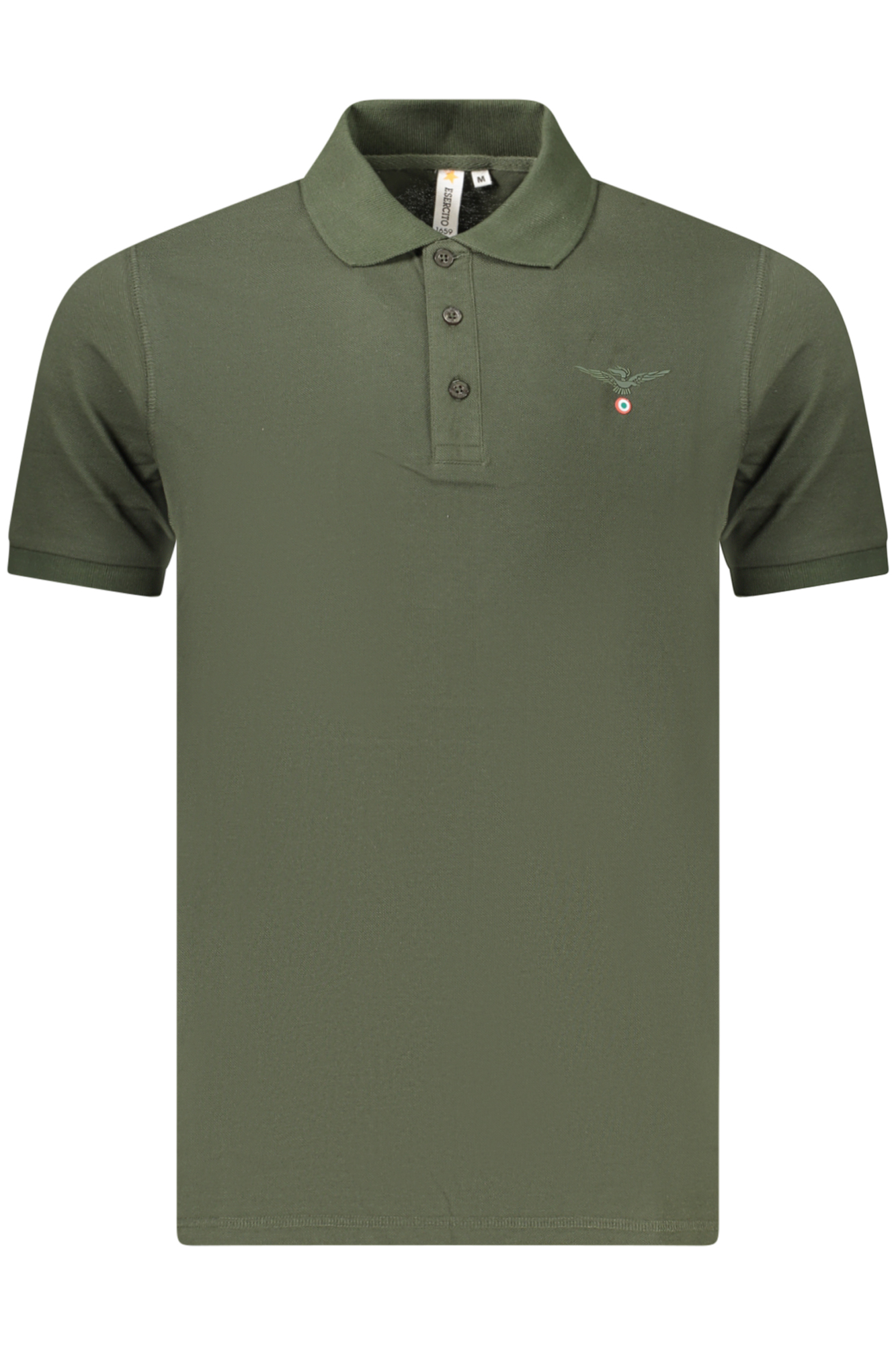 ACCADEMIA MILITARE POLO MANICHE CORTE UOMO VERDE