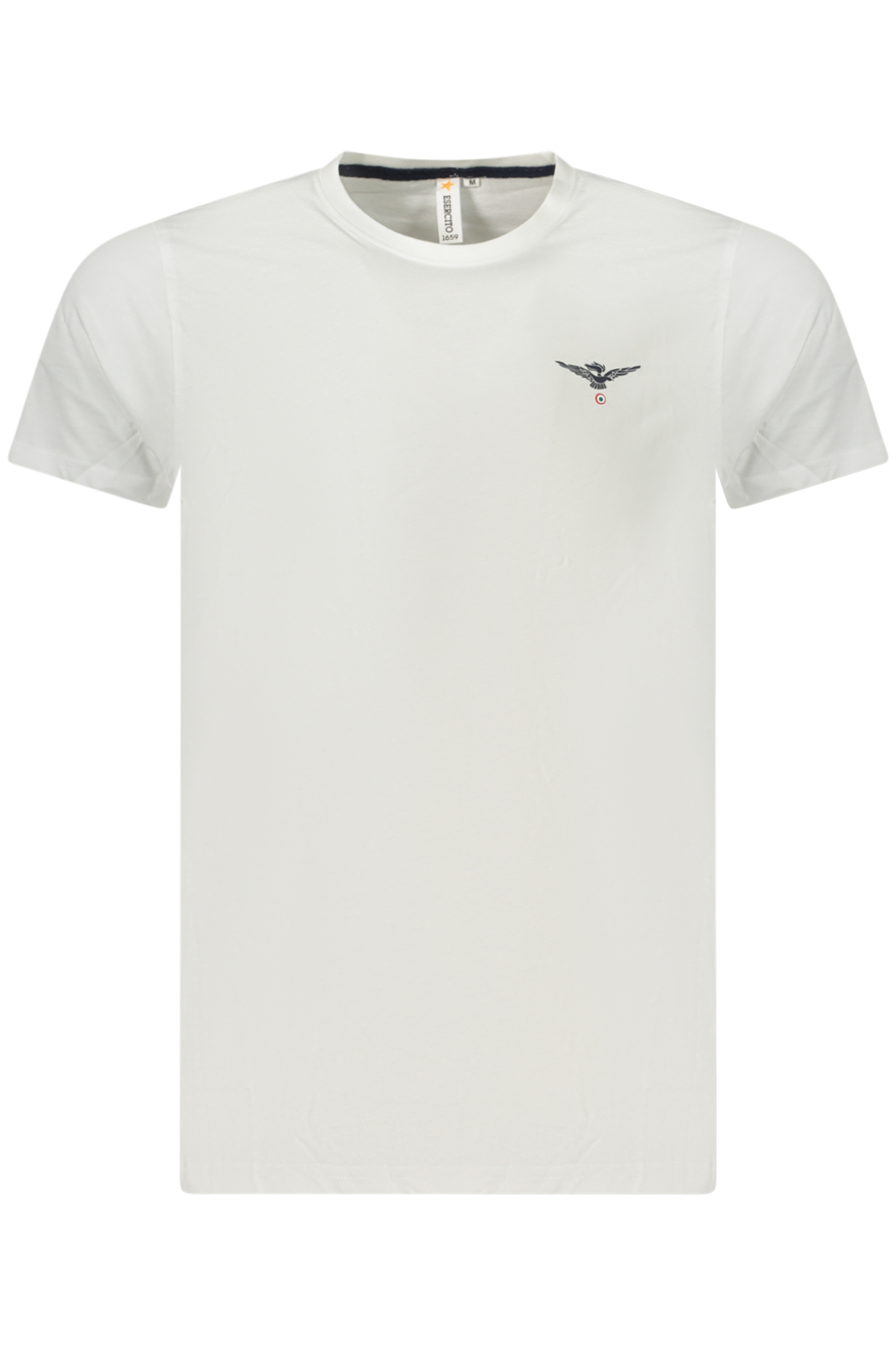 ACCADEMIA MILITARE T-SHIRT MANICHE CORTE UOMO BIANCO