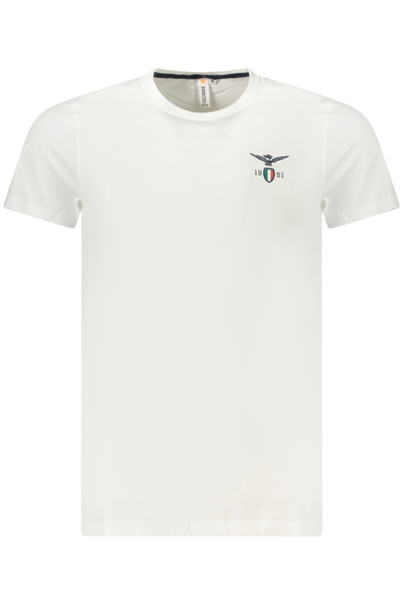 ACCADEMIA MILITARE T-SHIRT MANICHE CORTE UOMO BIANCO