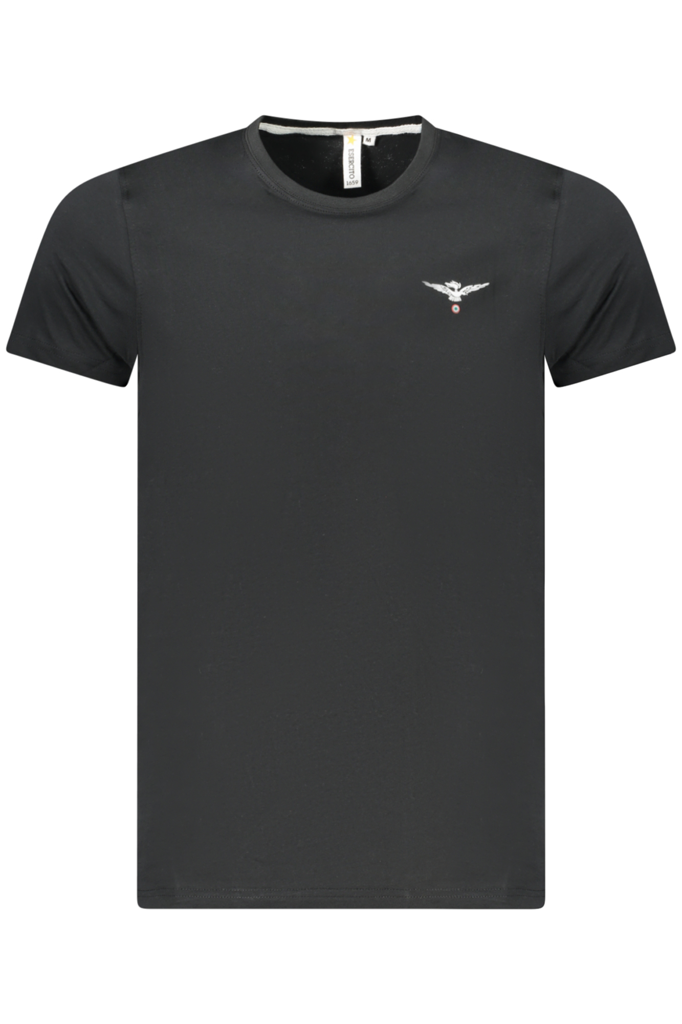 ACCADEMIA MILITARE T-SHIRT MANICHE CORTE UOMO NERO