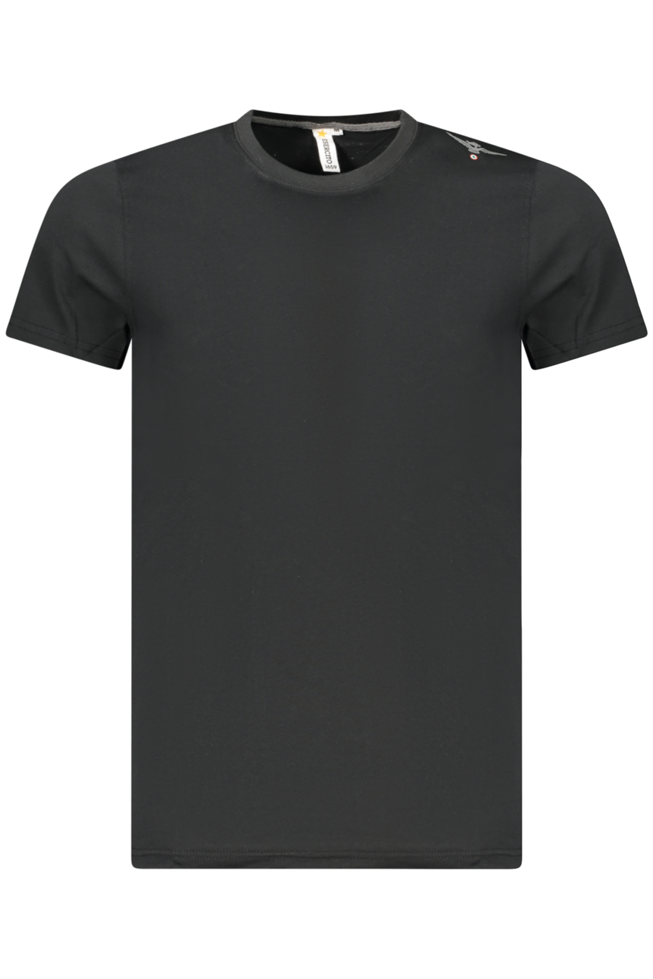 ACCADEMIA MILITARE T-SHIRT MANICHE CORTE UOMO NERO