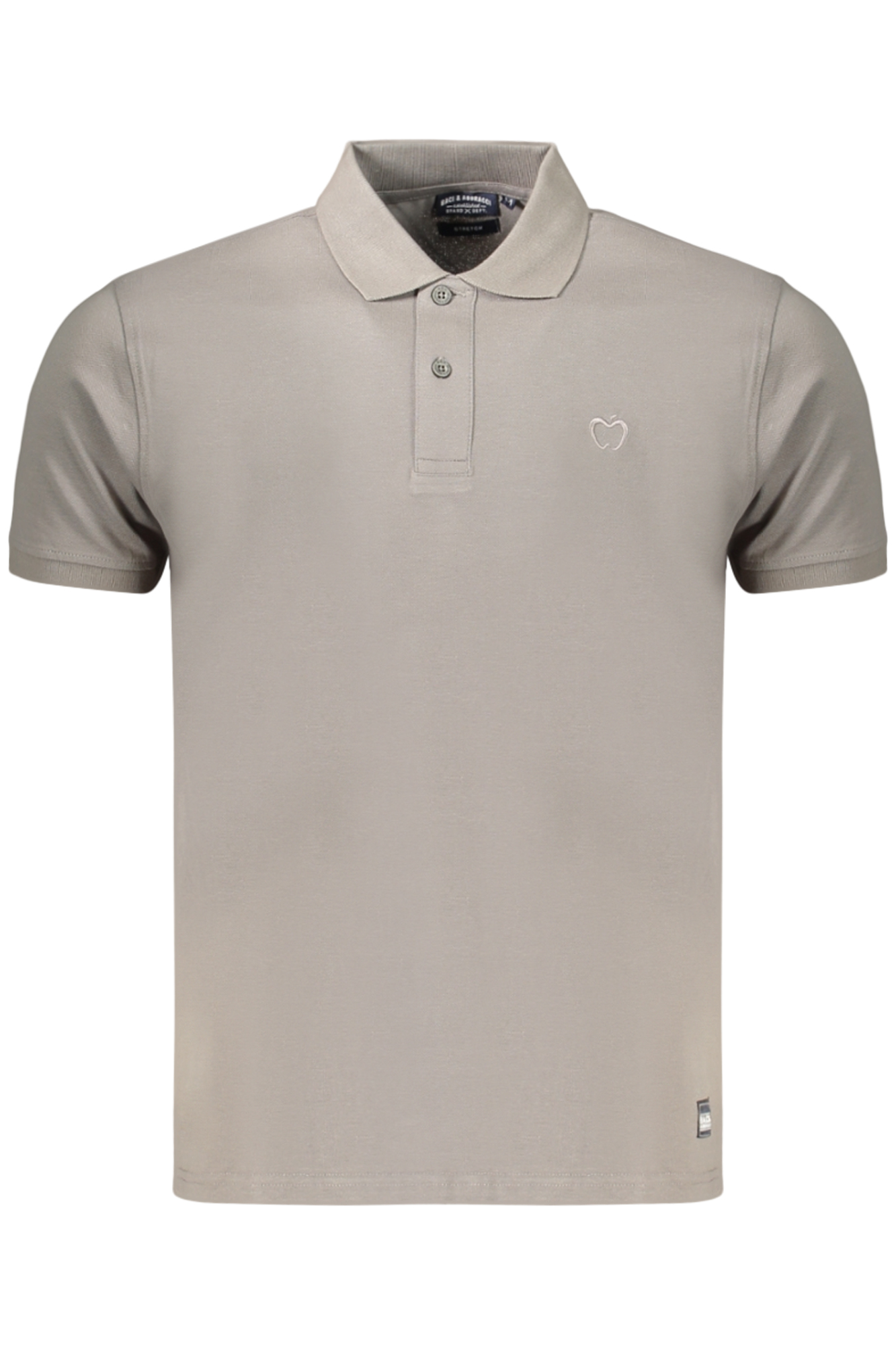 BACI&ABBRACCI POLO MANICHE CORTE UOMO GRIGIO