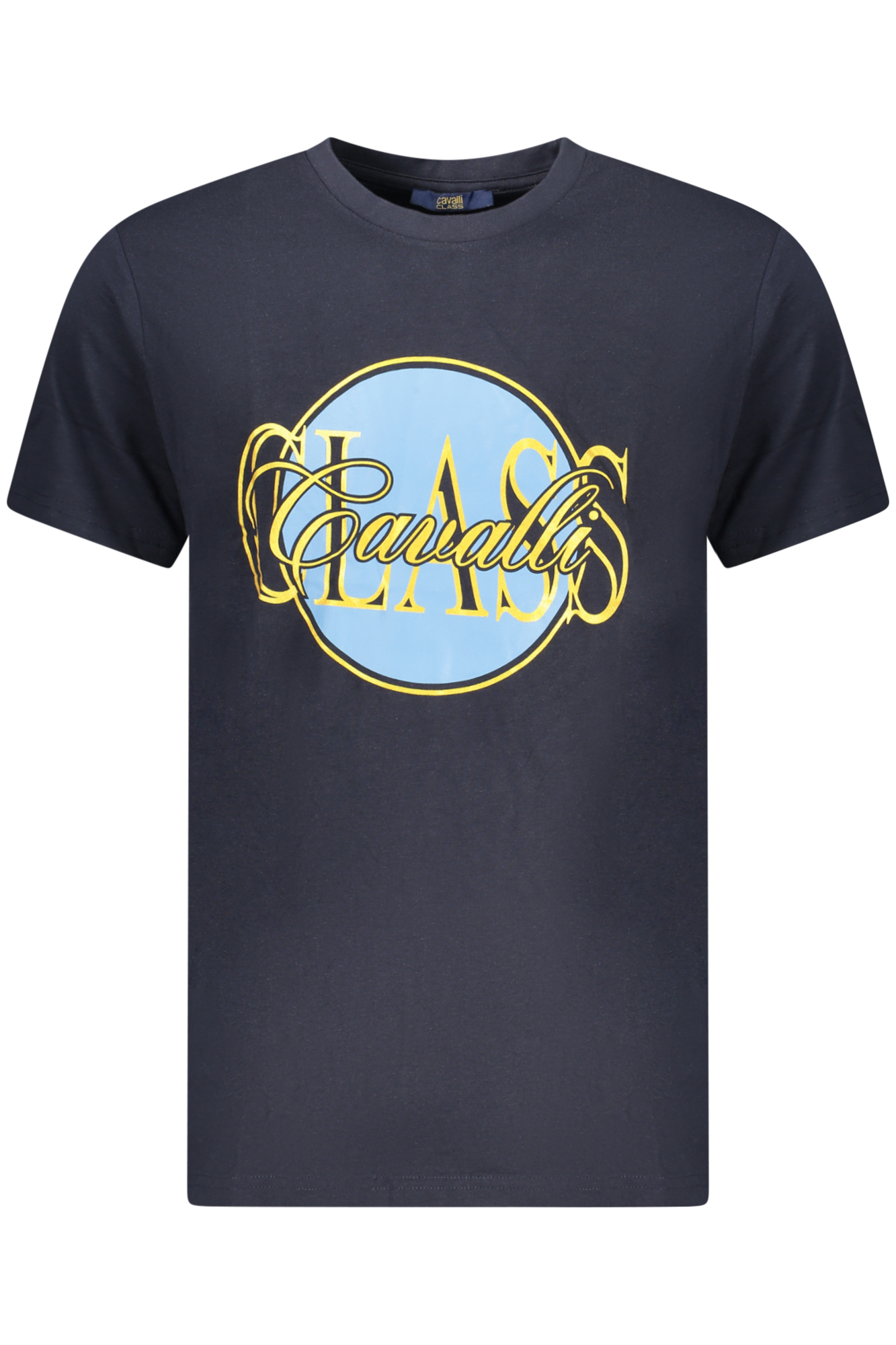 CAVALLI CLASS T-SHIRT MANICHE CORTE UOMO BLU