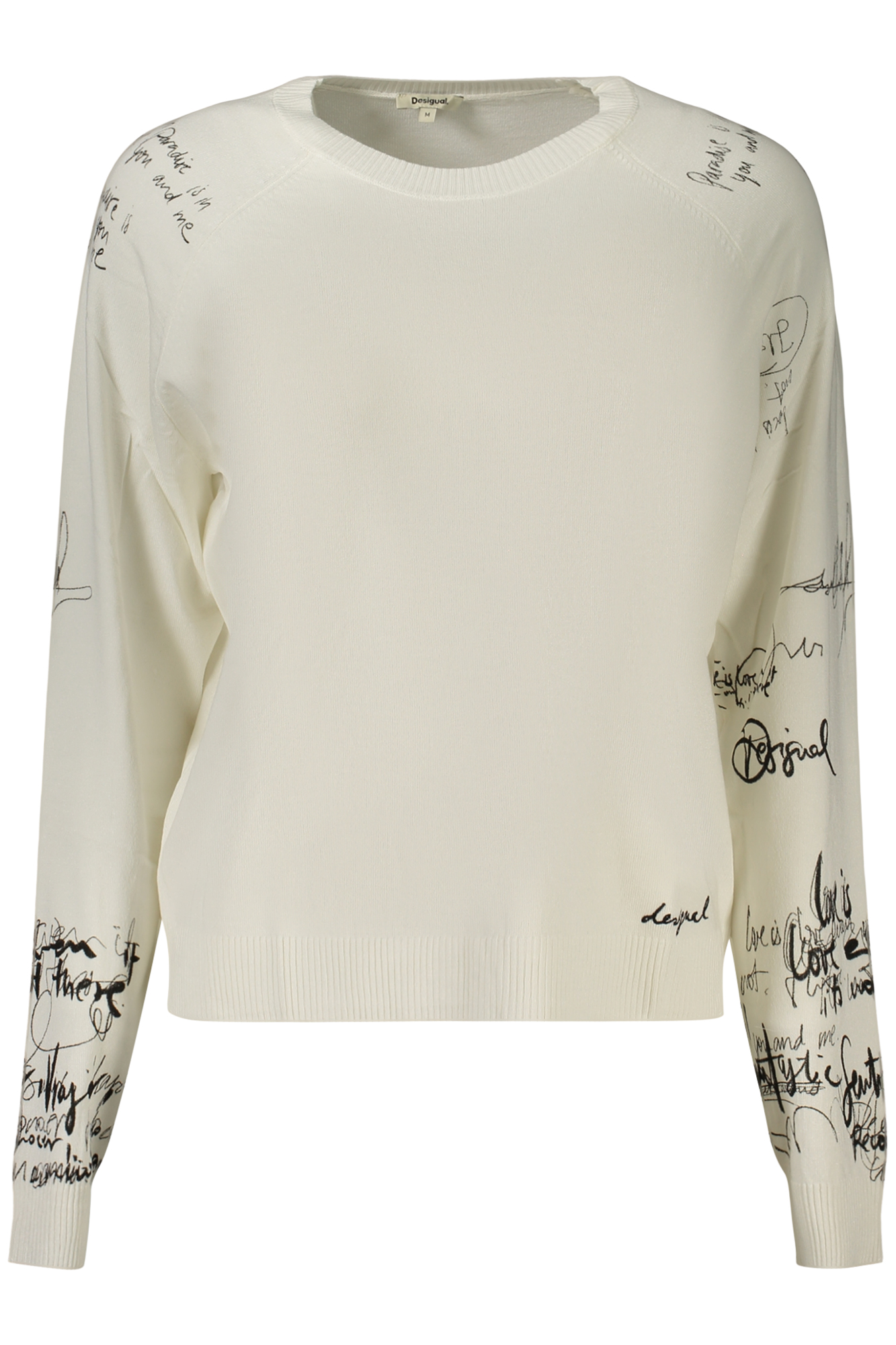 DESIGUAL MAGLIA DONNA BIANCO