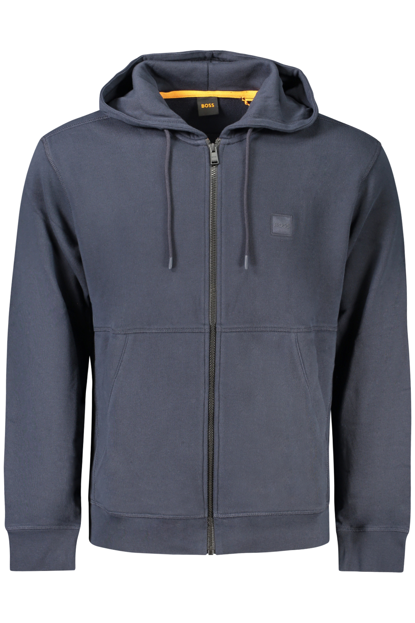 HUGO BOSS FELPA CON ZIP UOMO BLU