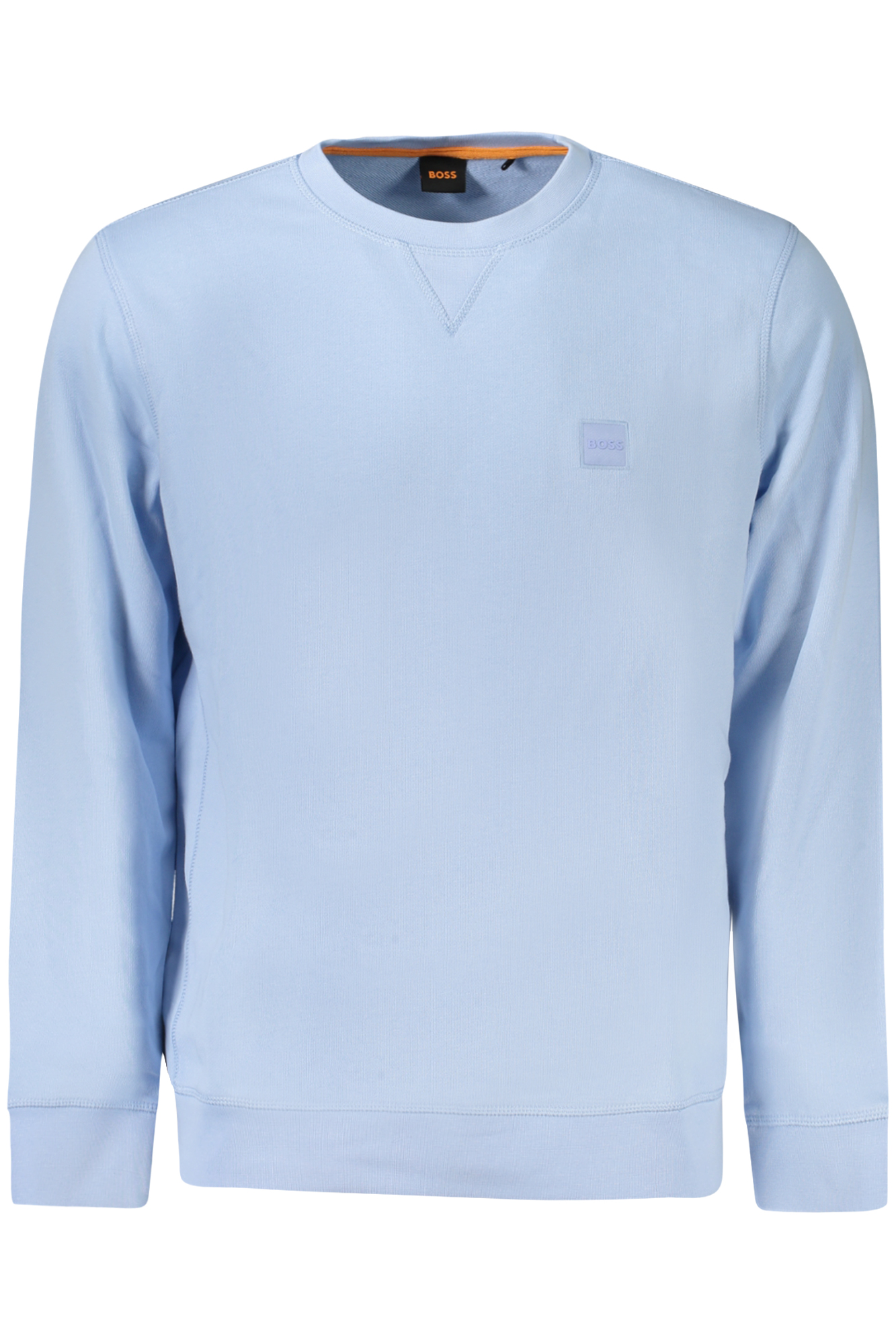 HUGO BOSS FELPA SENZA ZIP UOMO AZZURRO