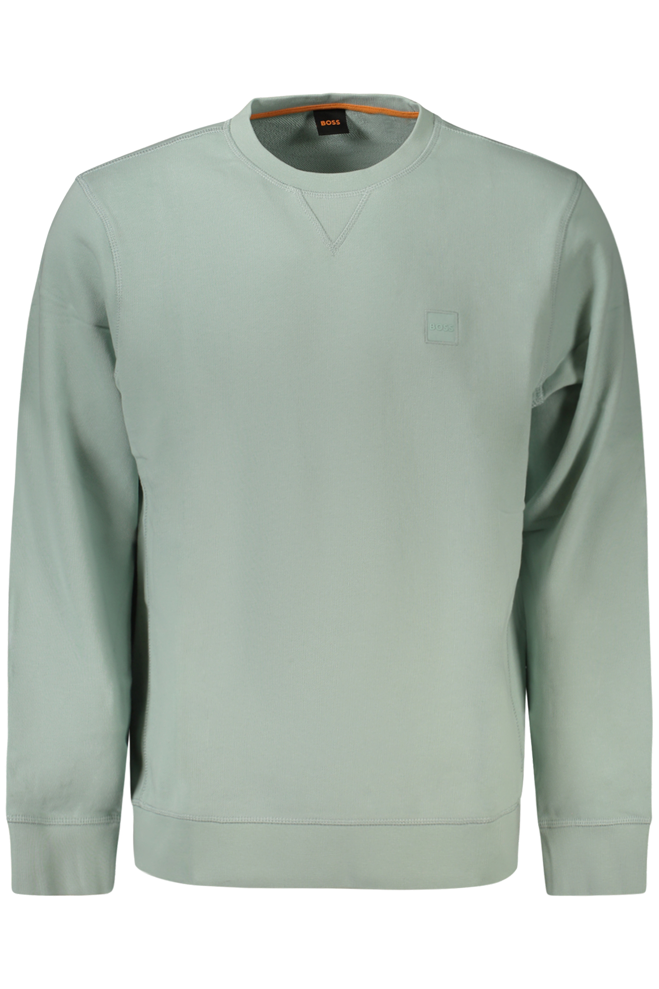 HUGO BOSS FELPA SENZA ZIP UOMO VERDE