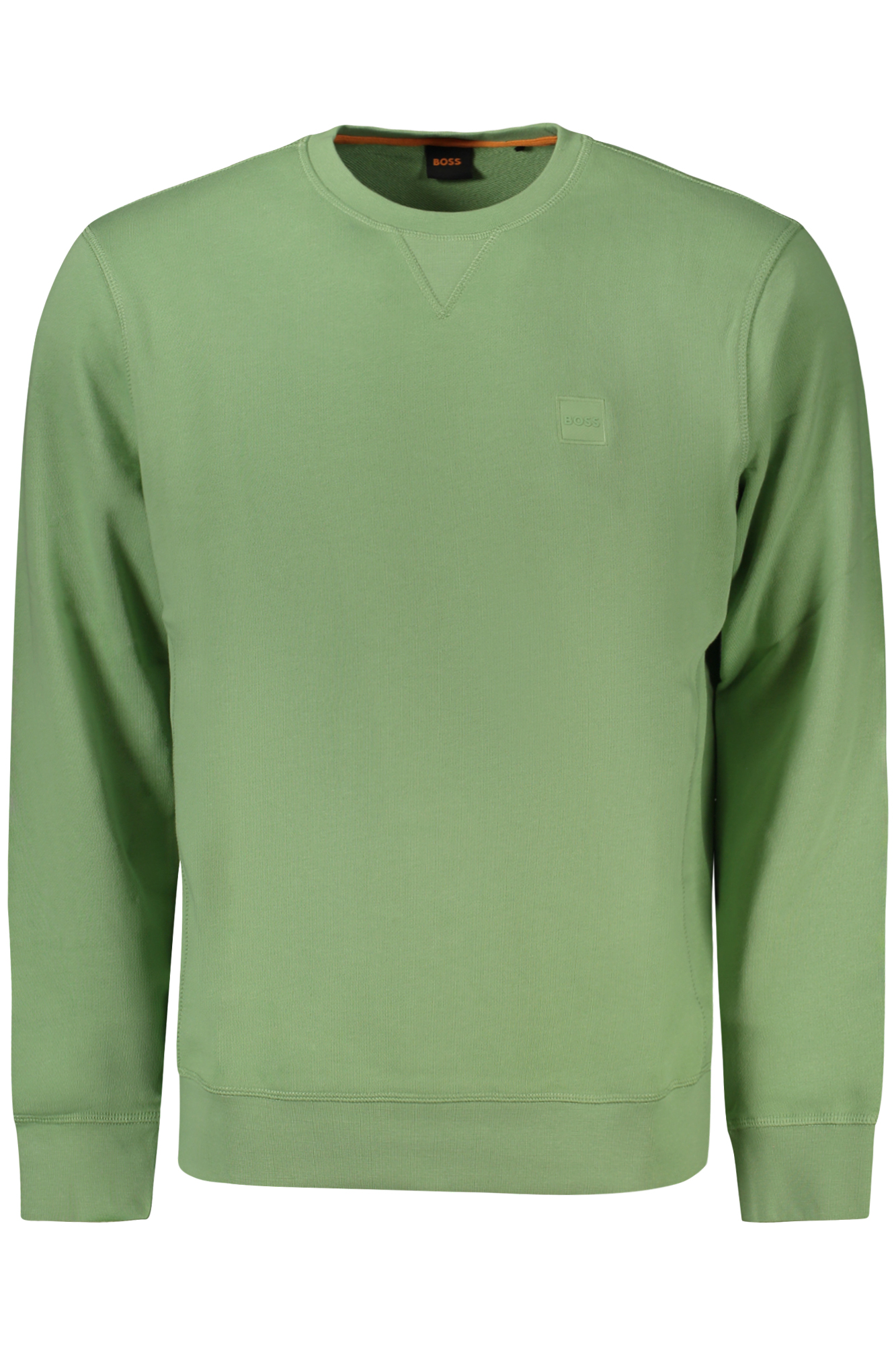 HUGO BOSS FELPA SENZA ZIP UOMO VERDE