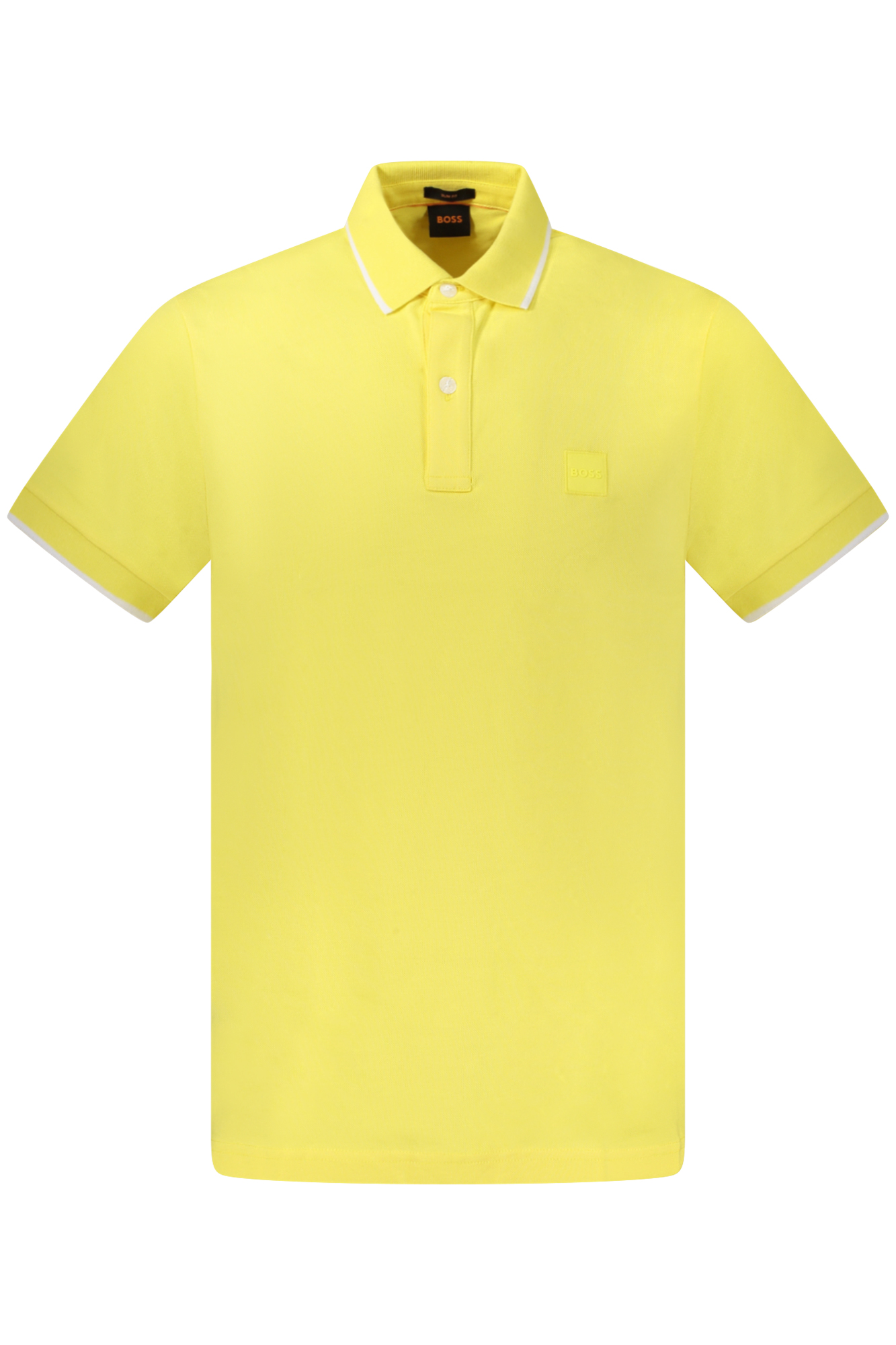 HUGO BOSS POLO MANICHE CORTE UOMO GIALLO