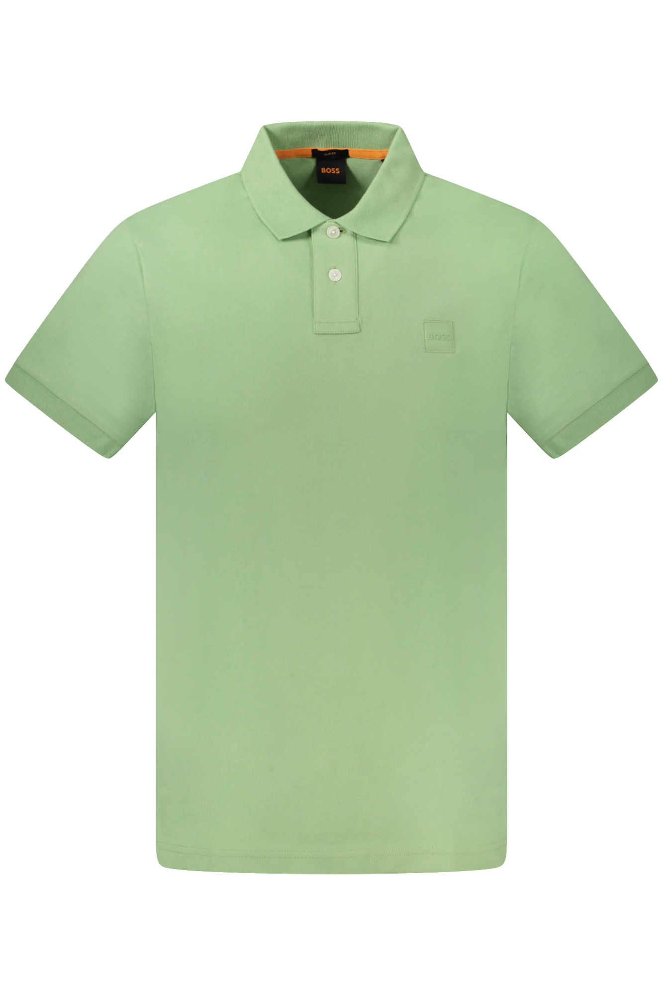 HUGO BOSS POLO MANICHE CORTE UOMO VERDE