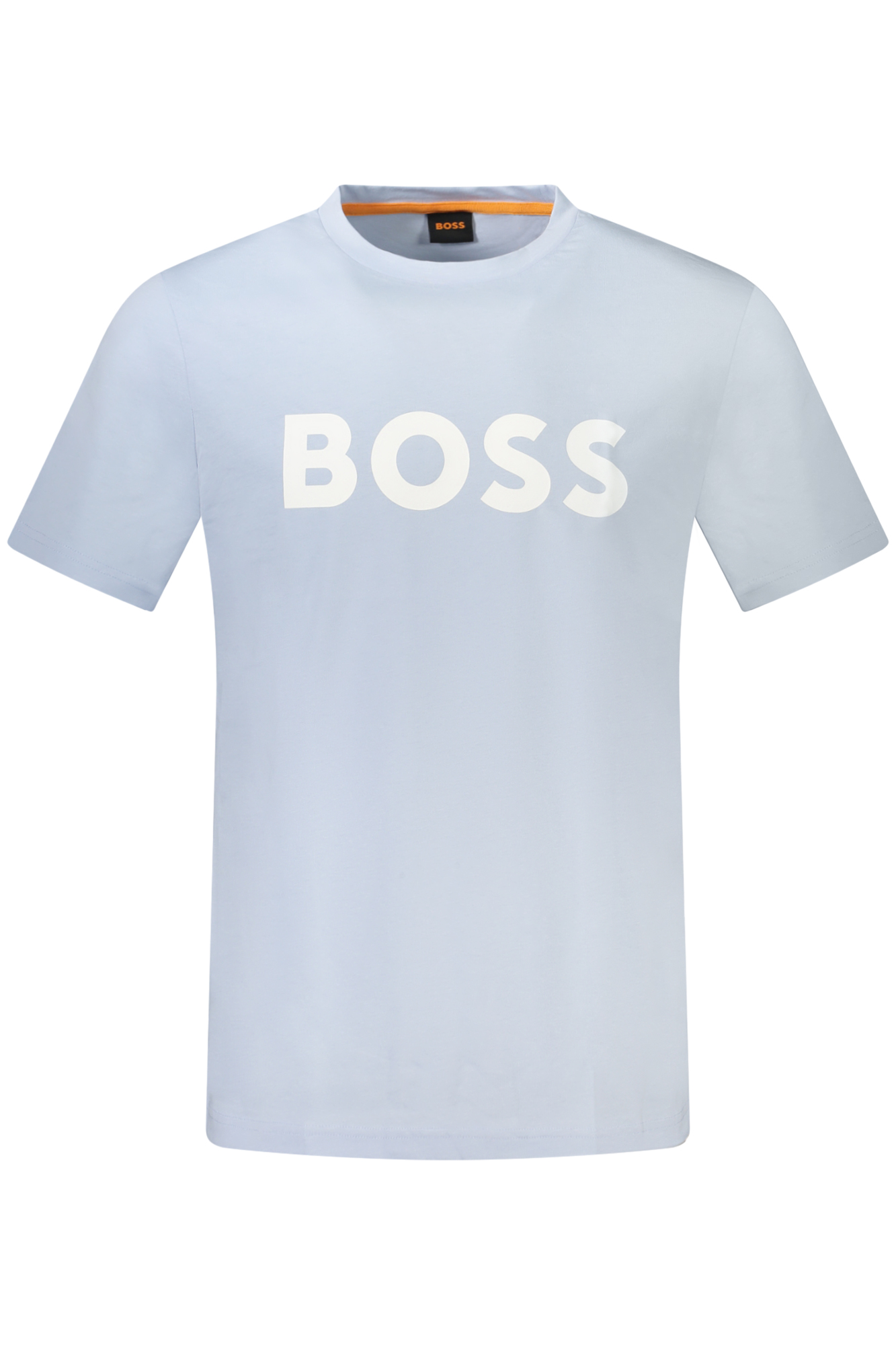 HUGO BOSS T-SHIRT MANICHE CORTE UOMO AZZURRO