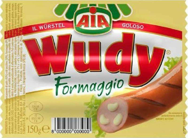 AIA WUDY FORMAGGIO WURSTEL GR 150