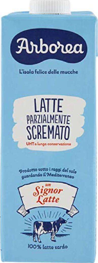 ARBOREA LATTE PARZIALMENTE SCREMATO UHT BRIK LT 1