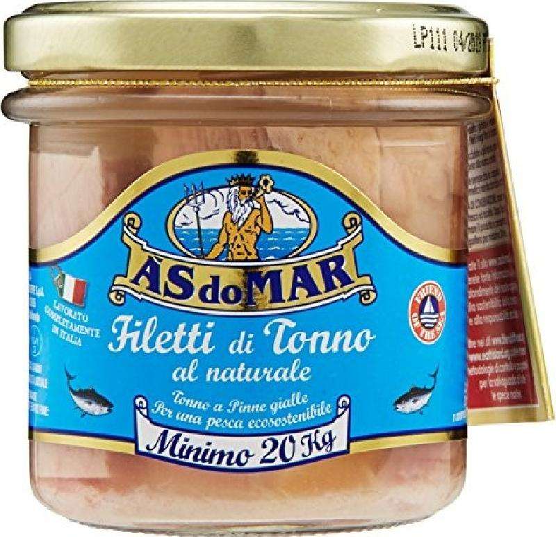 ASDOMAR TONNO A FILETTI NATURALE GR 150
