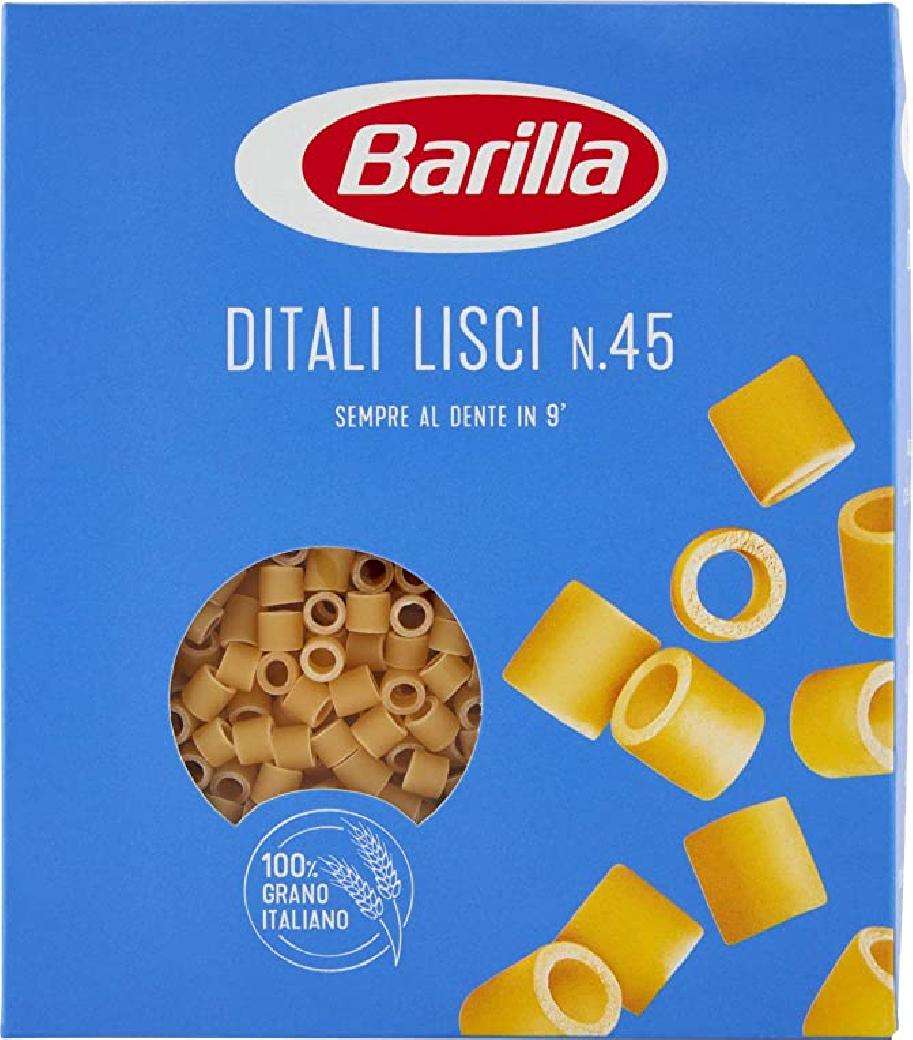 BARILLA N45 DITALI LISCI GR 500