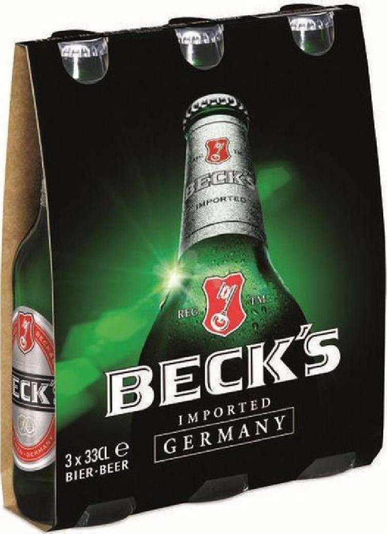 BECK'S BIRRA 3X33 CL