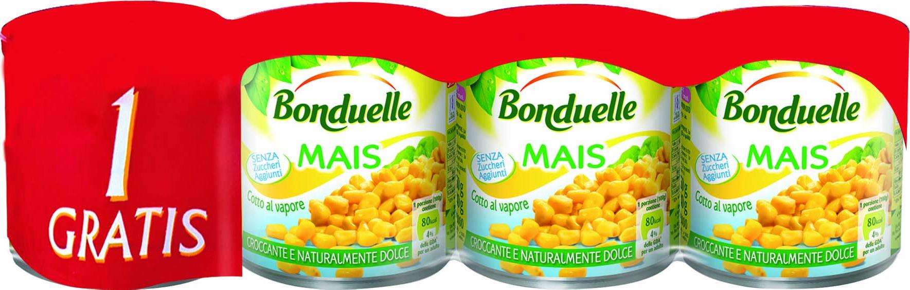 BONDUELLE MAIS GR 150 X 3+1 GRATIS