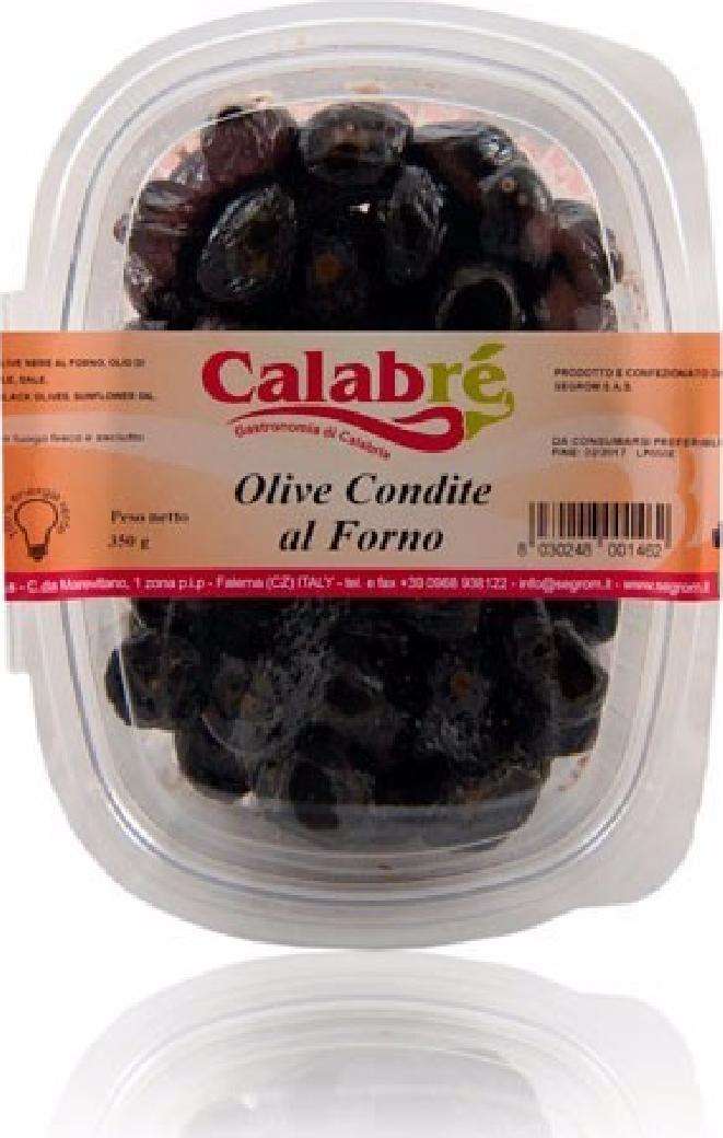 CALABRE' OLIVE CONDITE AL FORNO GR 350