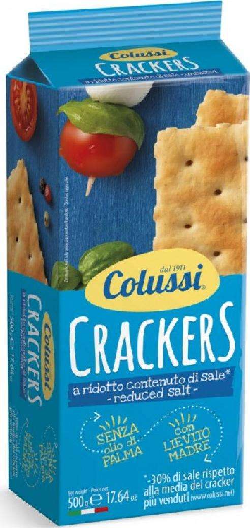 COLUSSI CRACKERS NON SALATI GR 500