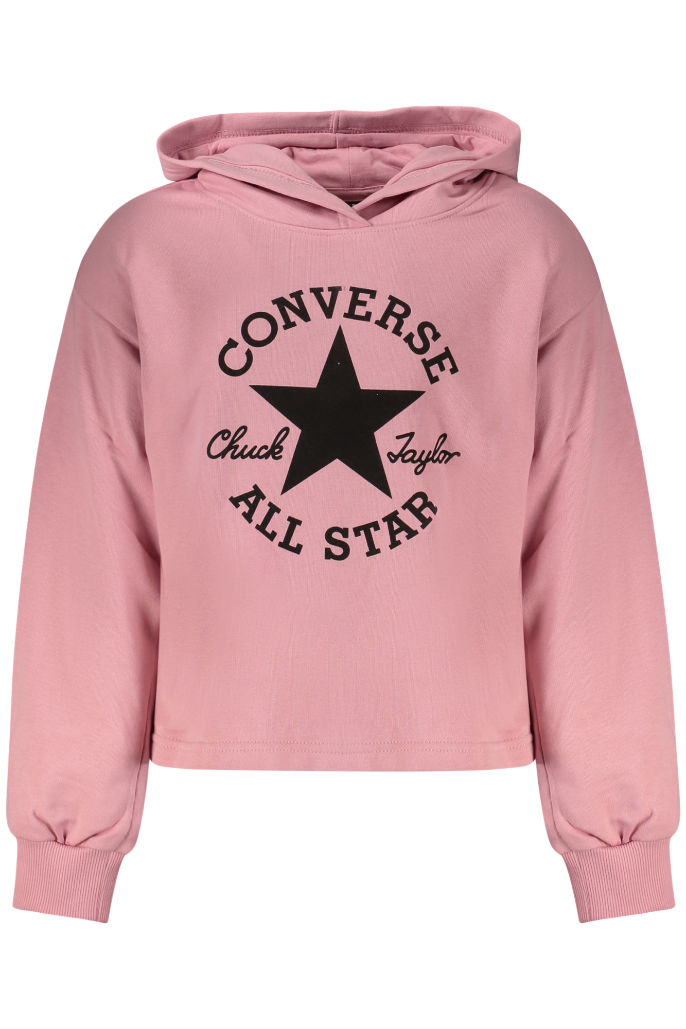 CONVERSE FELPA SENZA ZIP BAMBINA ROSA