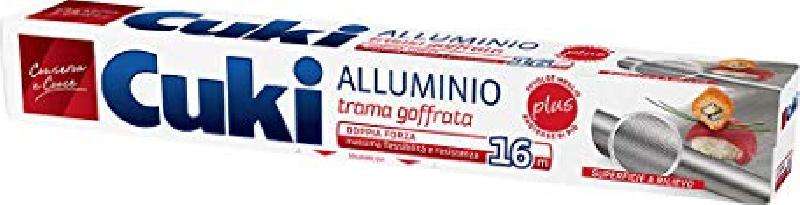 CUKI ALLUMINIO 16 MT TRAMA GOFFRATA PZ 1