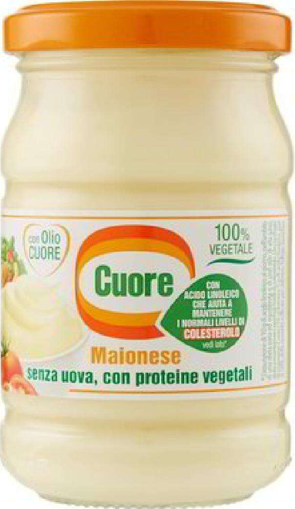 CUORE MAIONESE 100% VEGETALE SENZA UOVA VETRO GR 180