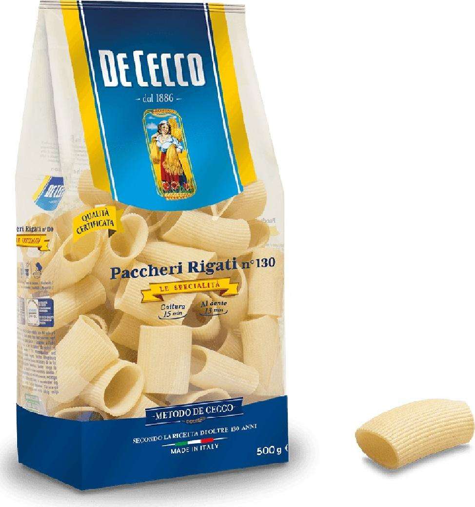 DE CECCO N 130 PACCHERI RIGATI GR 500