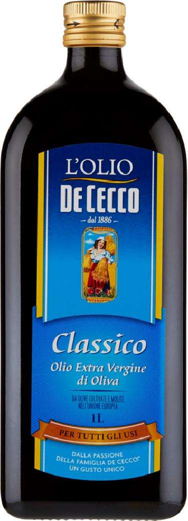 DE CECCO OLIO EXTRA VERGINE DI OLIVA LT 1