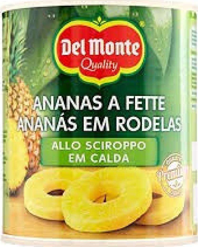 DEL MONTE ANANAS SCIROPPATE A FETTE GR 435